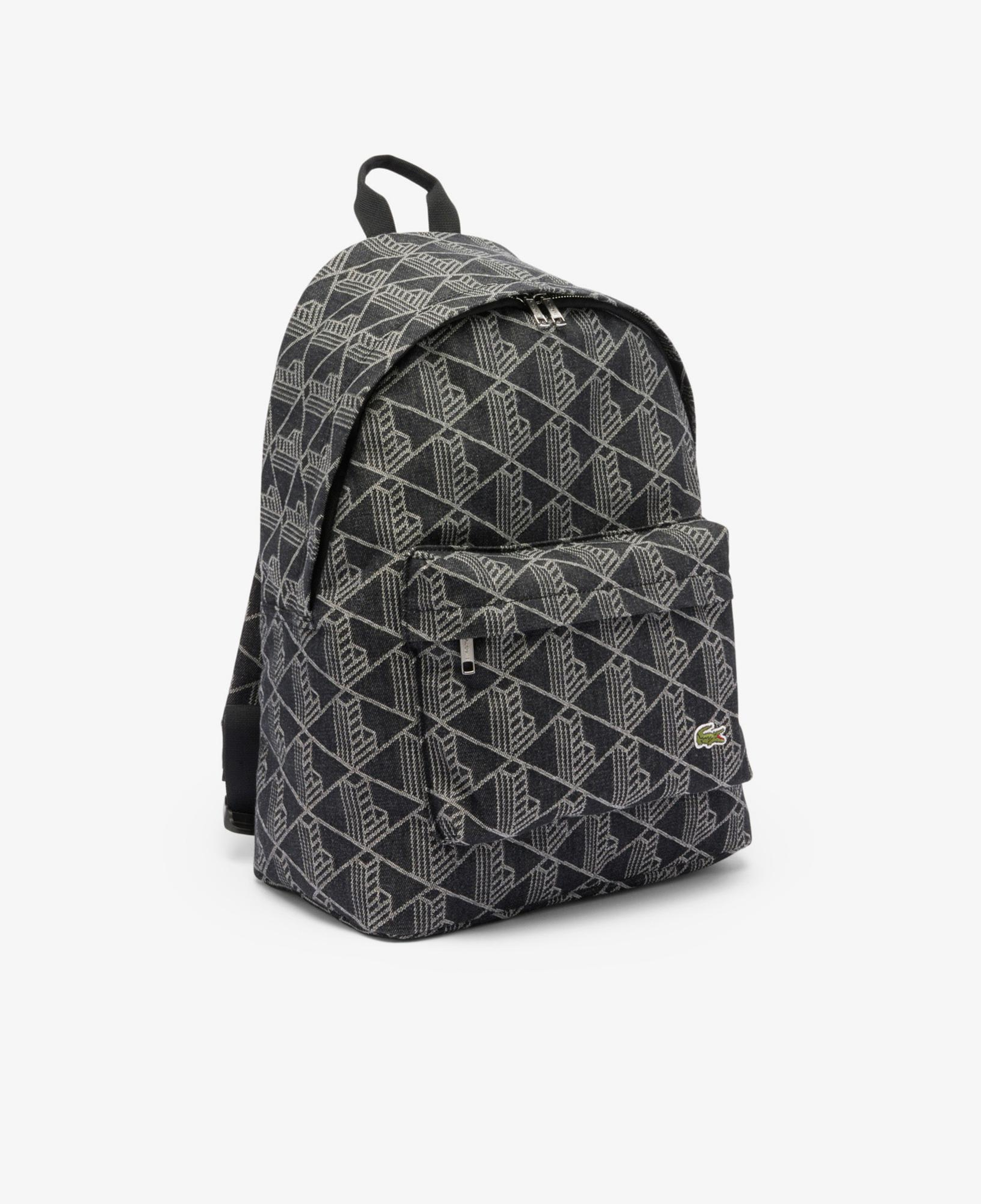 Lacoste Neocroc Unisex Monogram Siyah Sırt Çantası