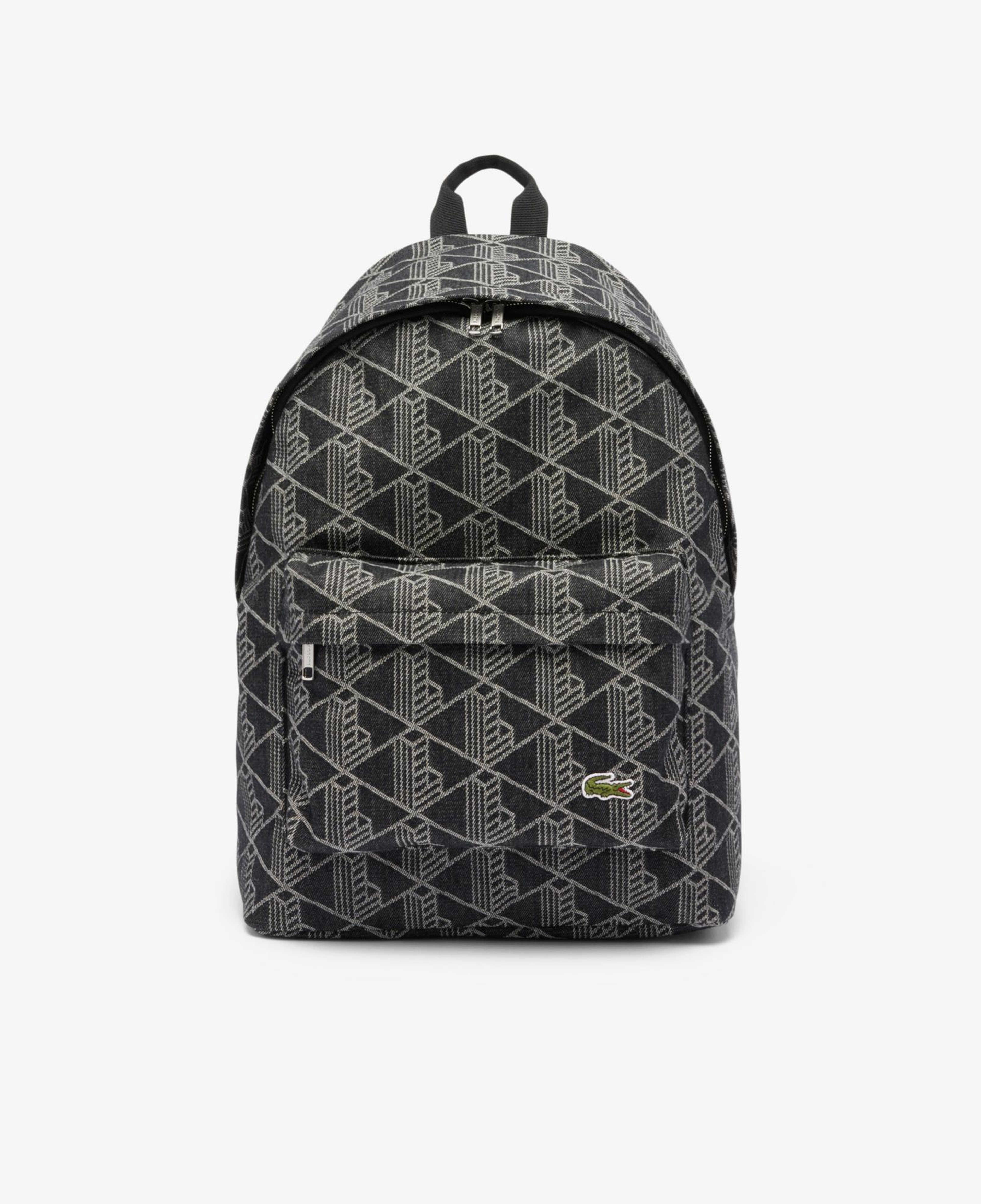 Lacoste Neocroc Unisex Monogram Siyah Sırt Çantası