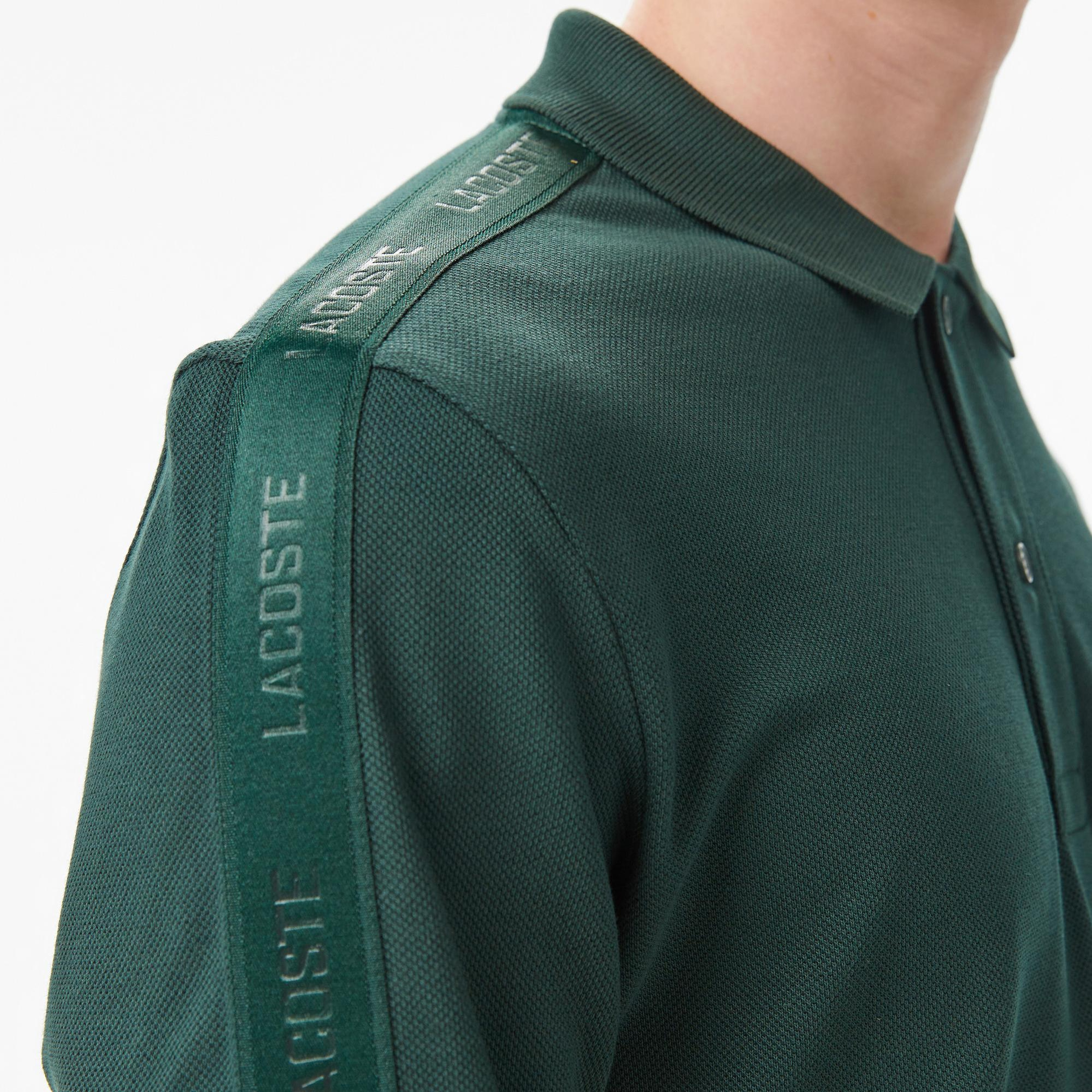 Lacoste Erkek Regular Fit Uzun Kollu Koyu Yeşil Polo