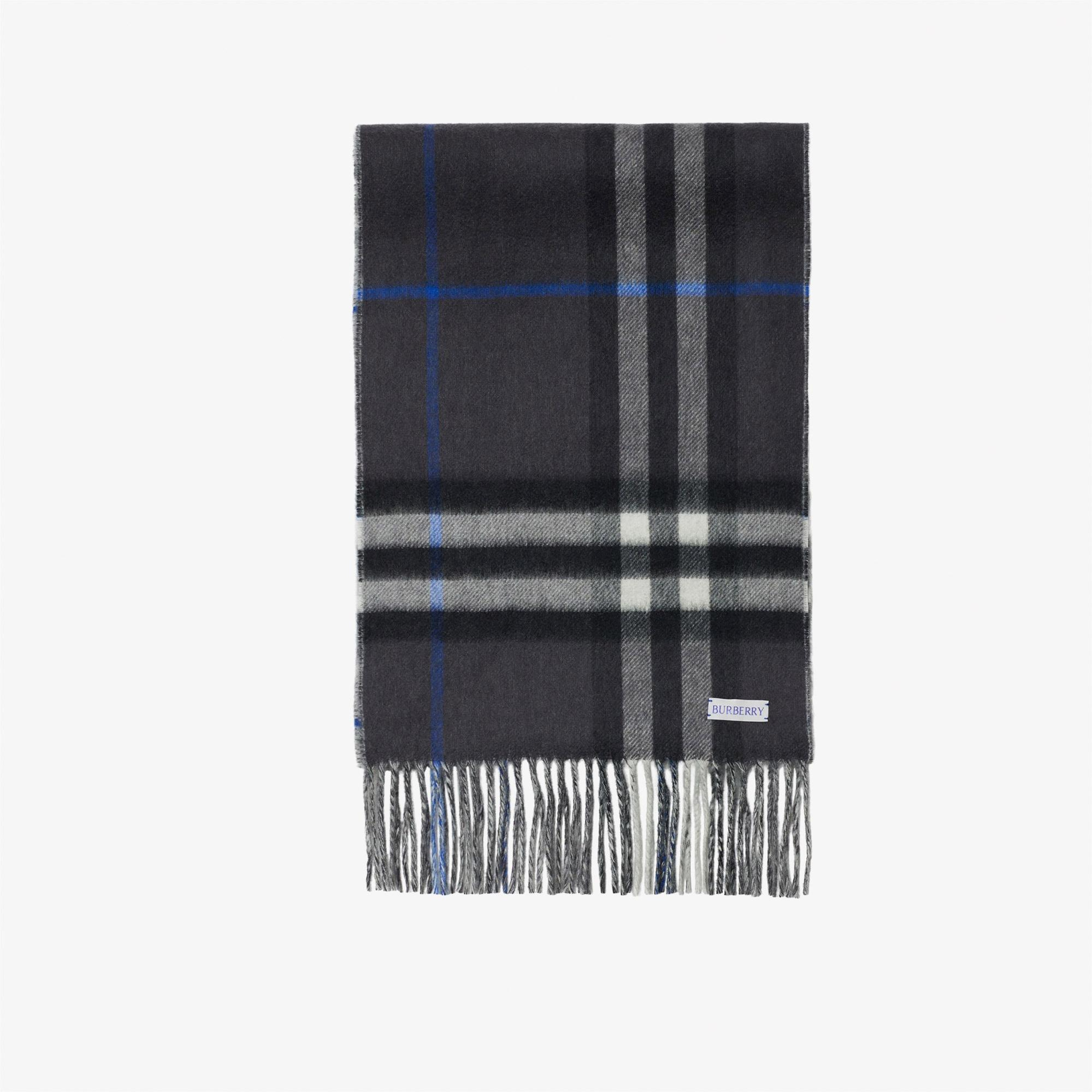 Burberry Reversible Check Kaşmir Kadın Gri Atkı
