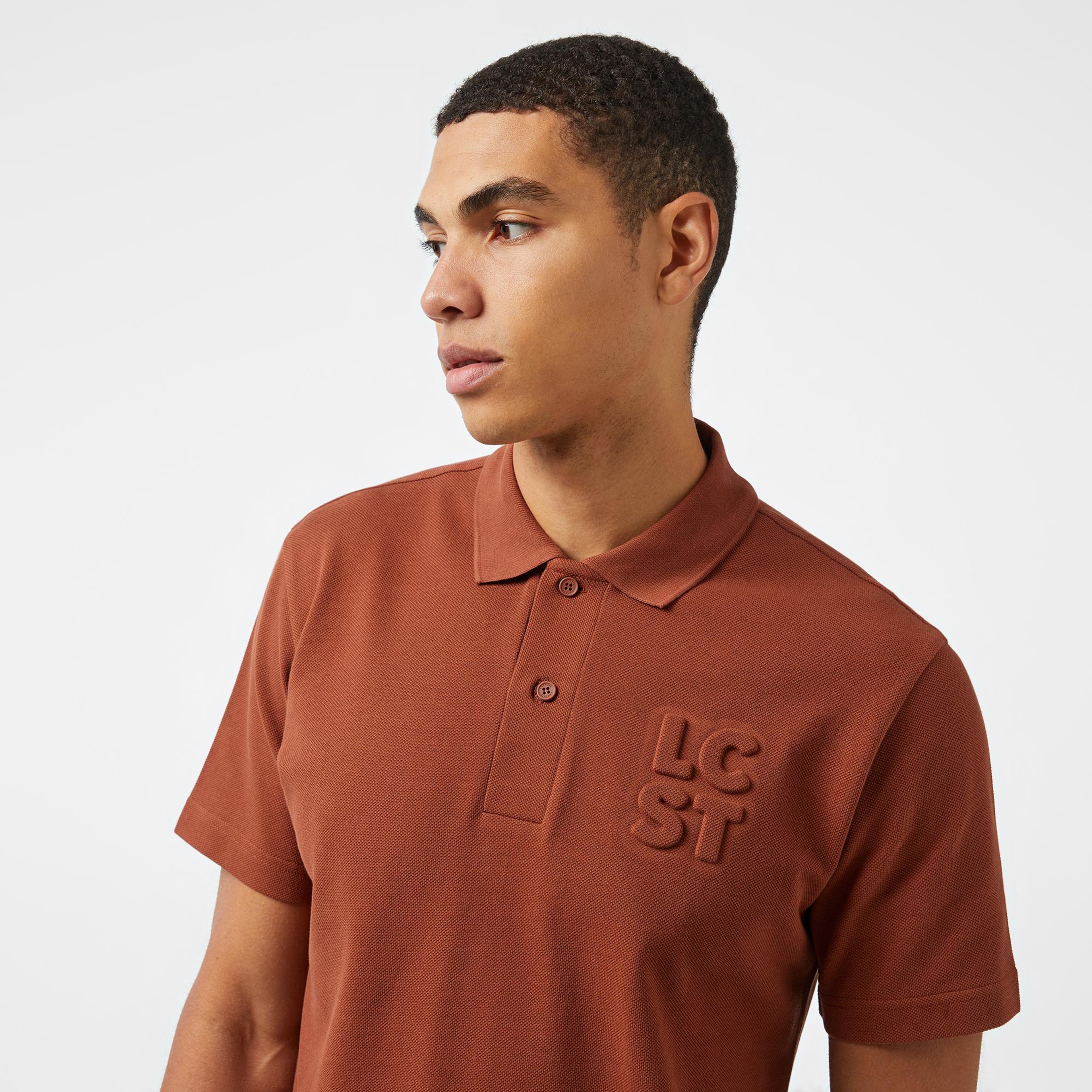 Lacoste Erkek Relaxed Fit Turuncu Polo