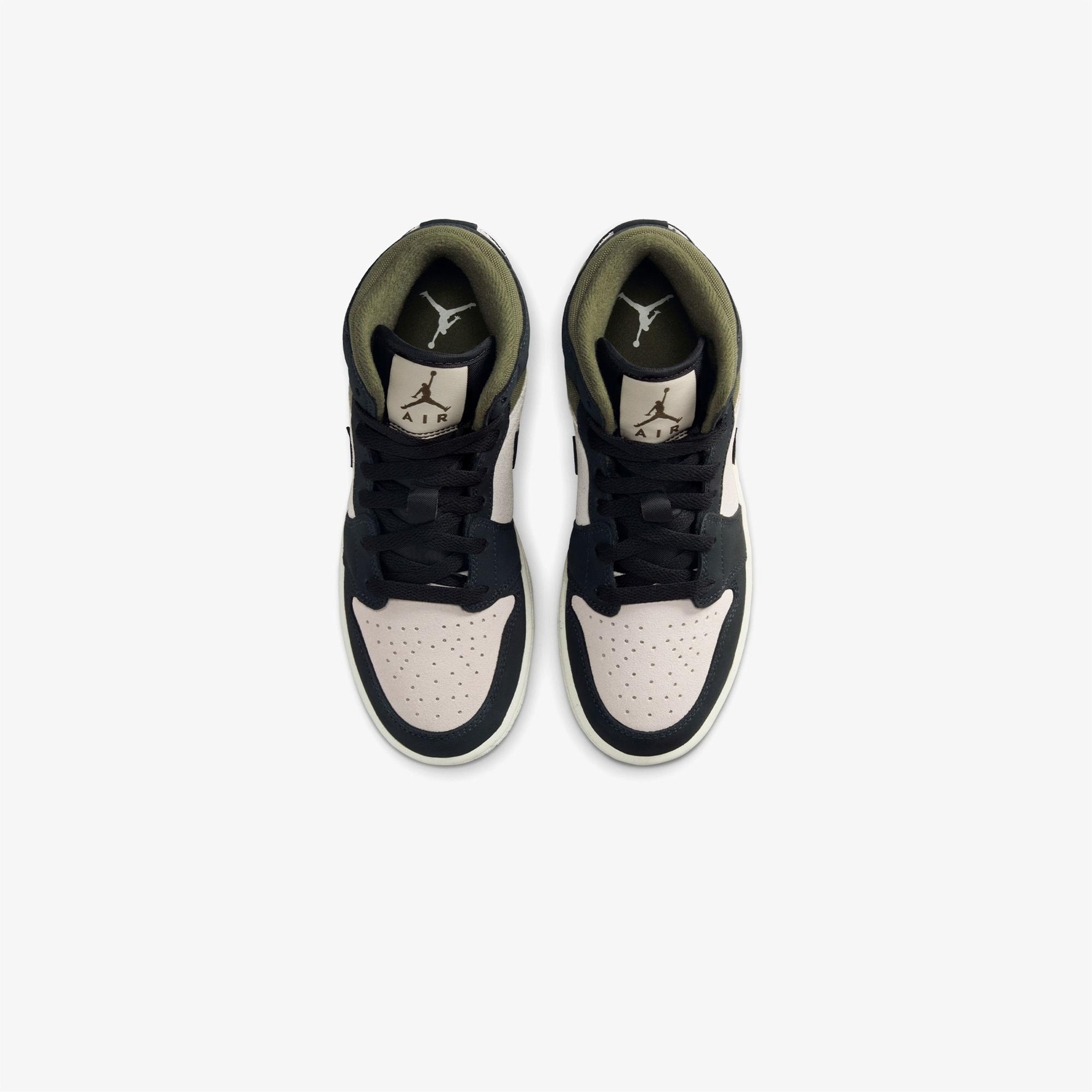 Jordan Air 1 Mid SE Siyah Spor Ayakkabı