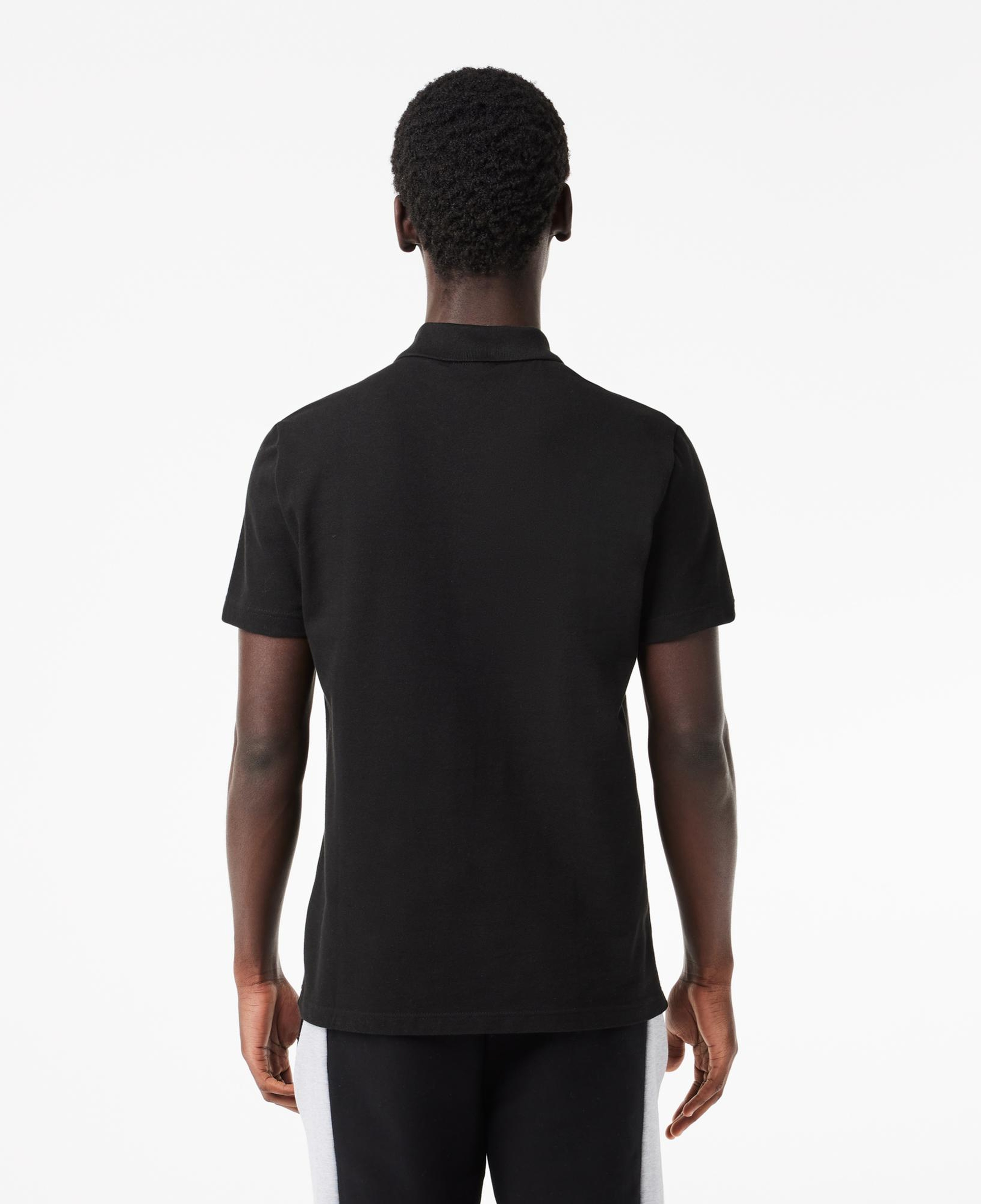 Lacoste Erkek Regular Fit Renk Bloklu Siyah Polo