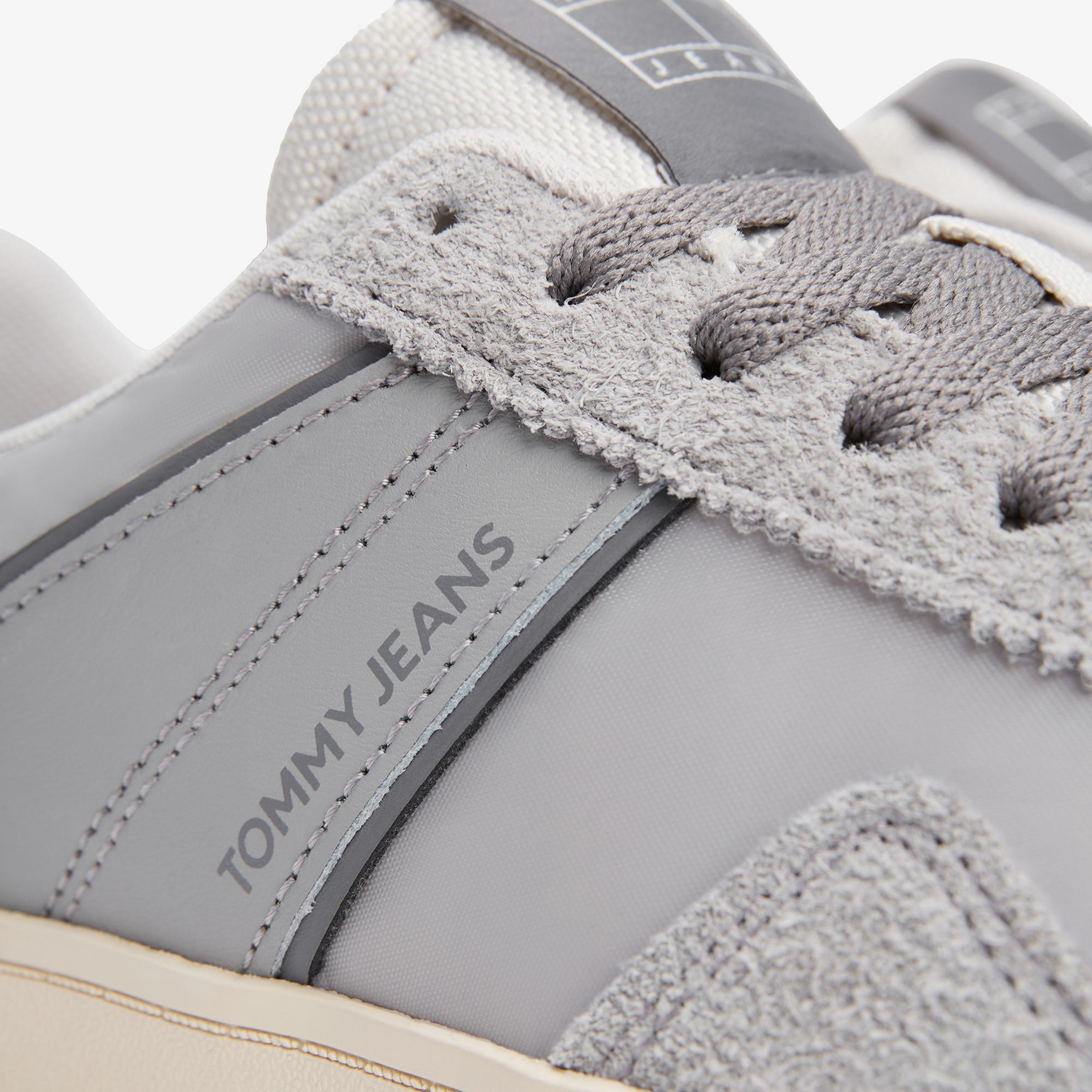 Tommy Hilfiger The Greenwich Mix Media Erkek Gri Sneaker