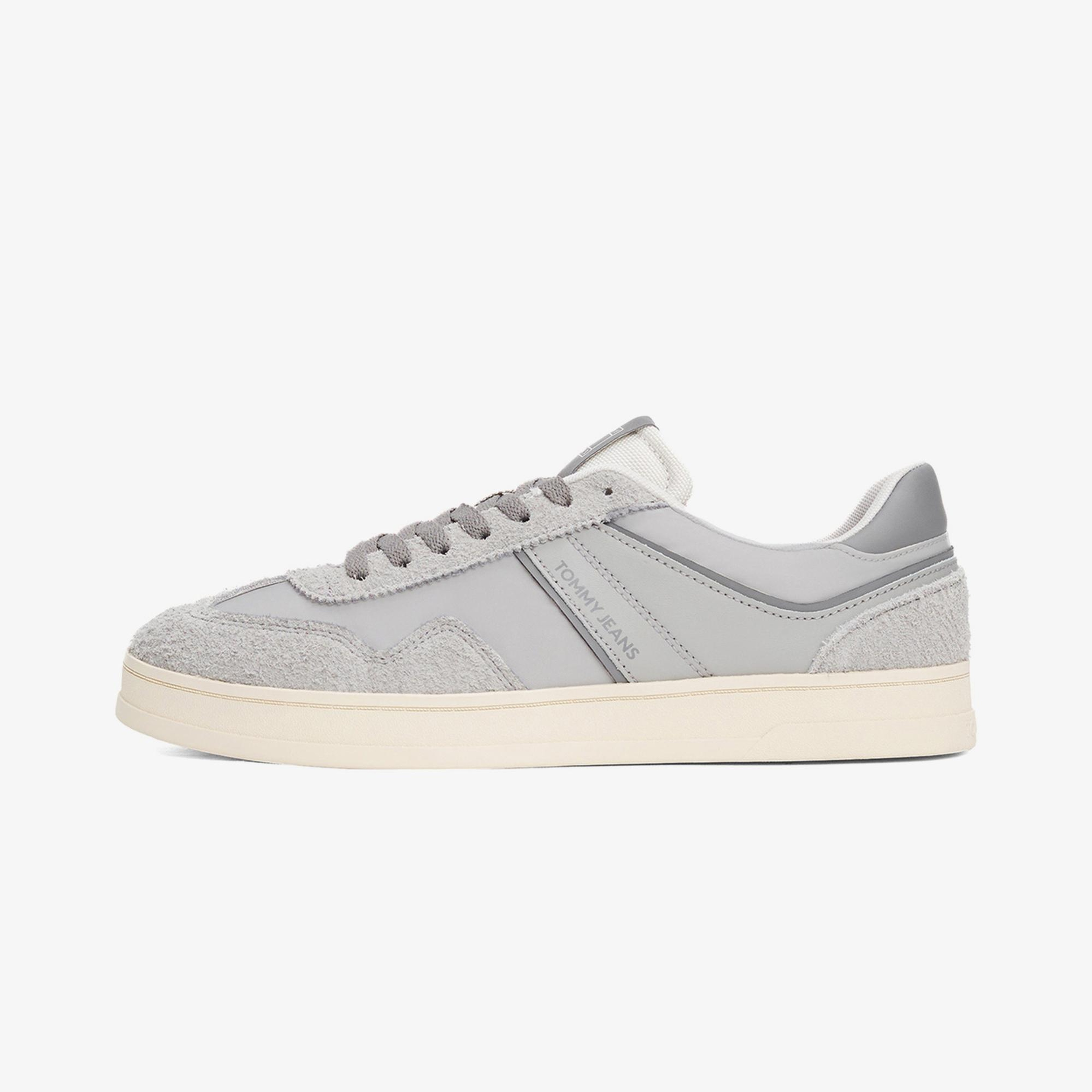 Tommy Hilfiger The Greenwich Mix Media Erkek Gri Sneaker