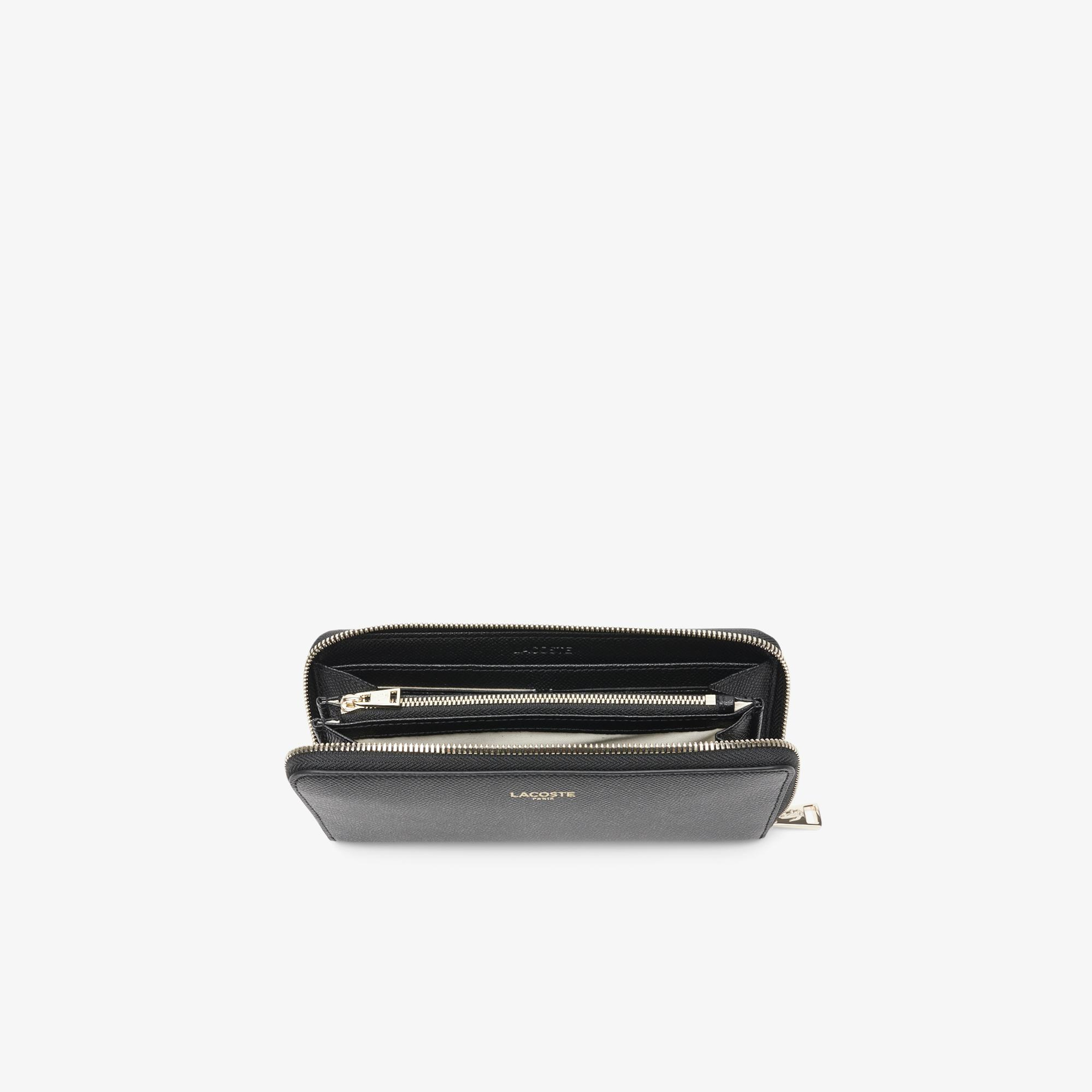 Lacoste Kadın Deri Siyah Cüzdan