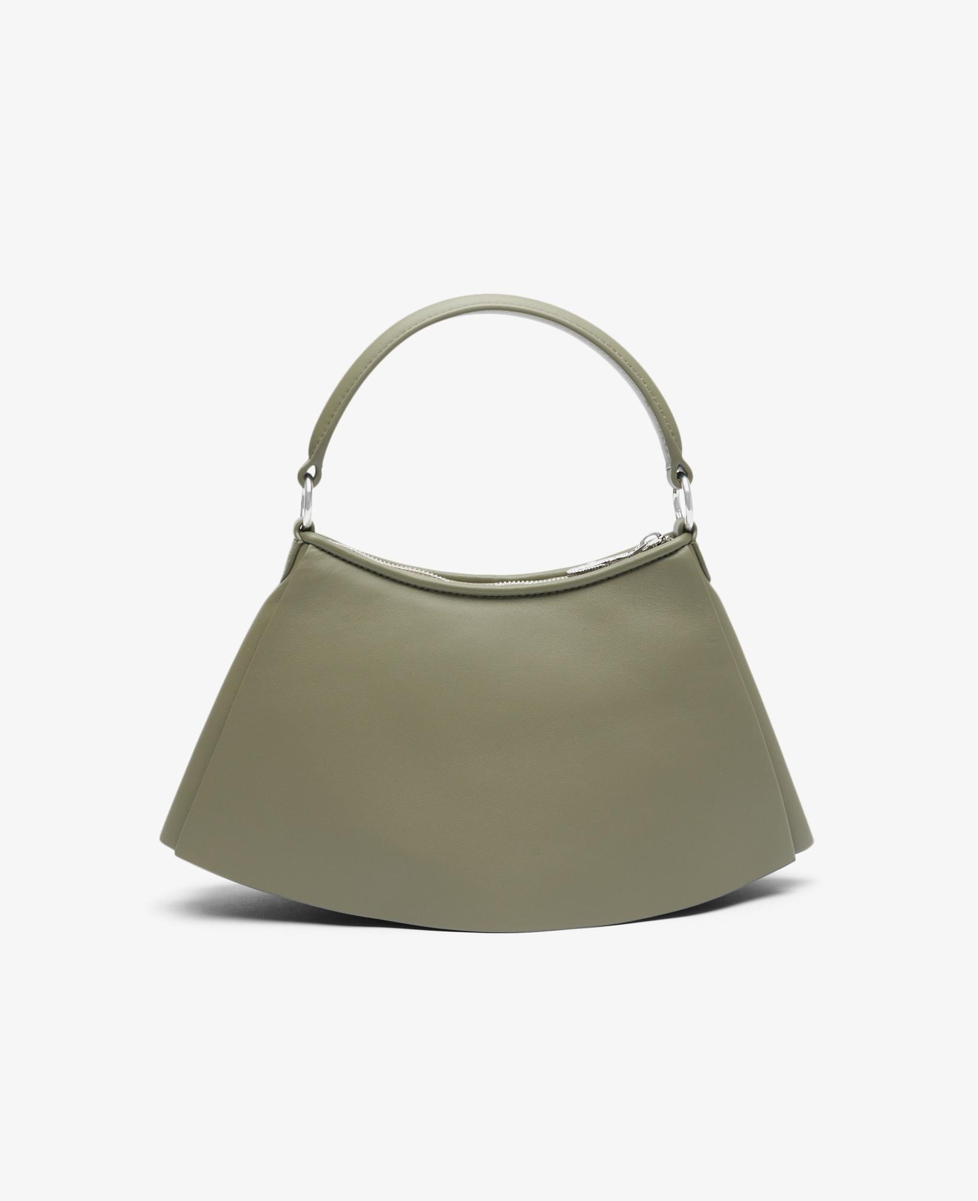 Lacoste Small Lenglen Kadın Deri Haki Omuz Çantası