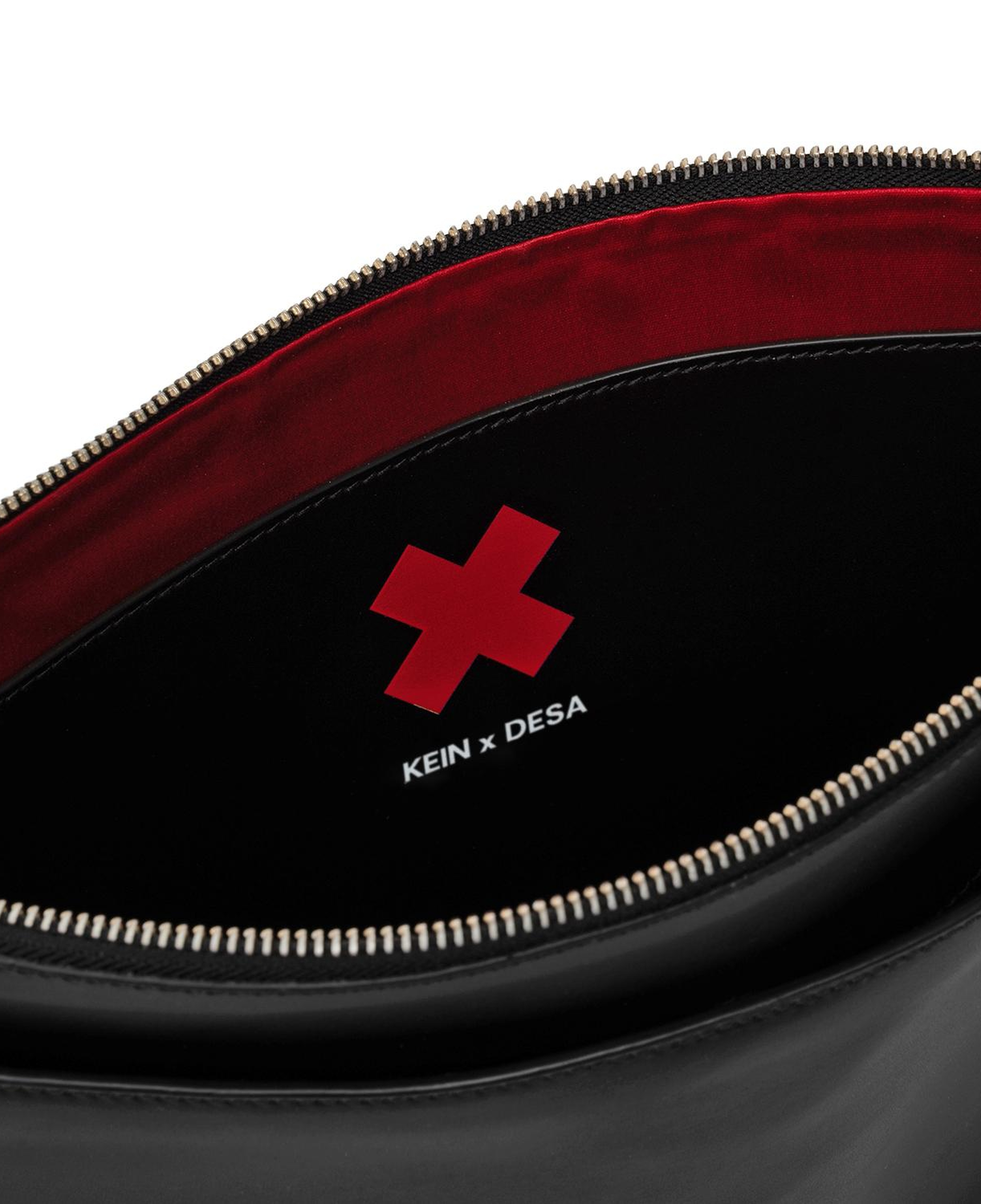 KeinxDesa Siyah Deri Laptop Çantası