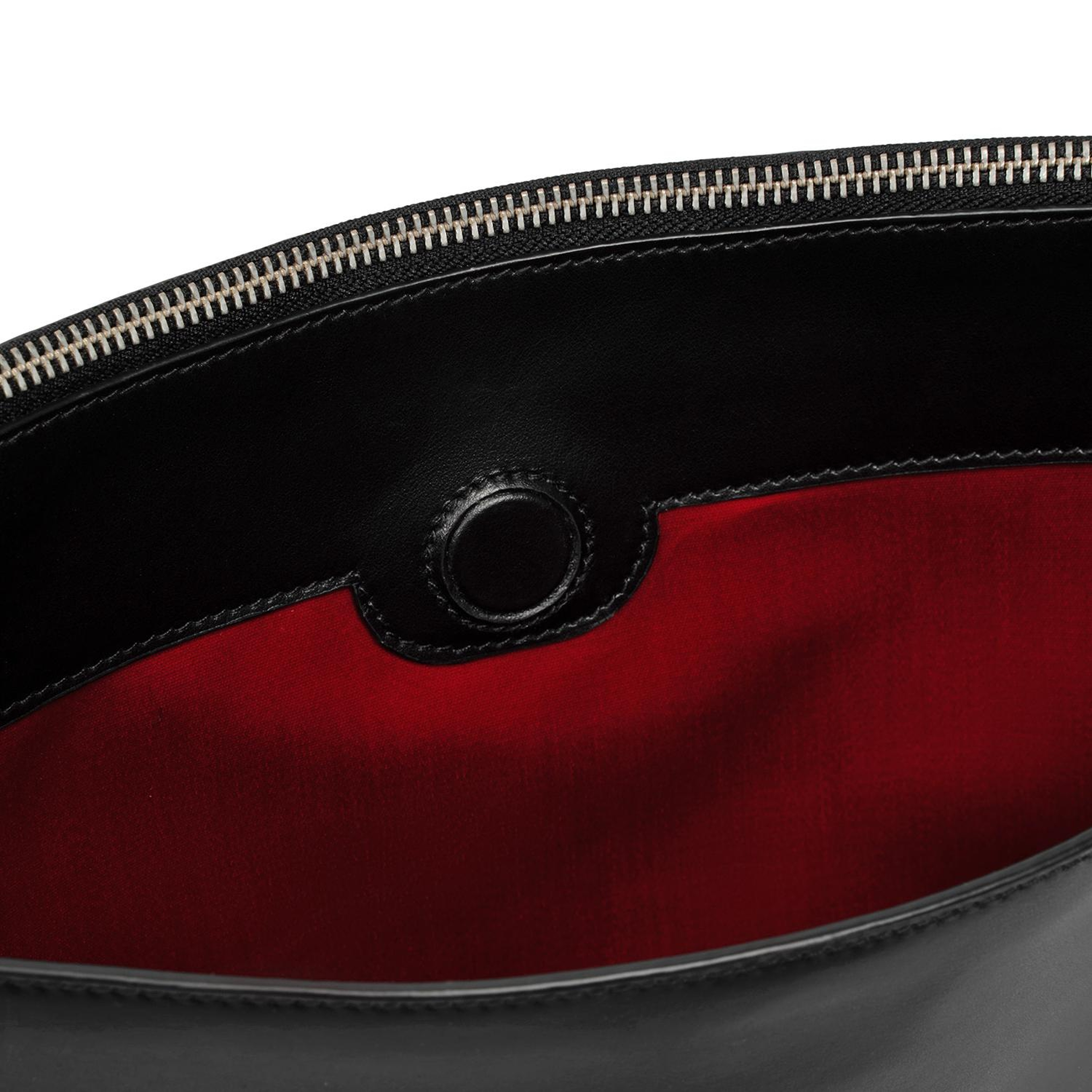 KeinxDesa Siyah Deri Laptop Çantası