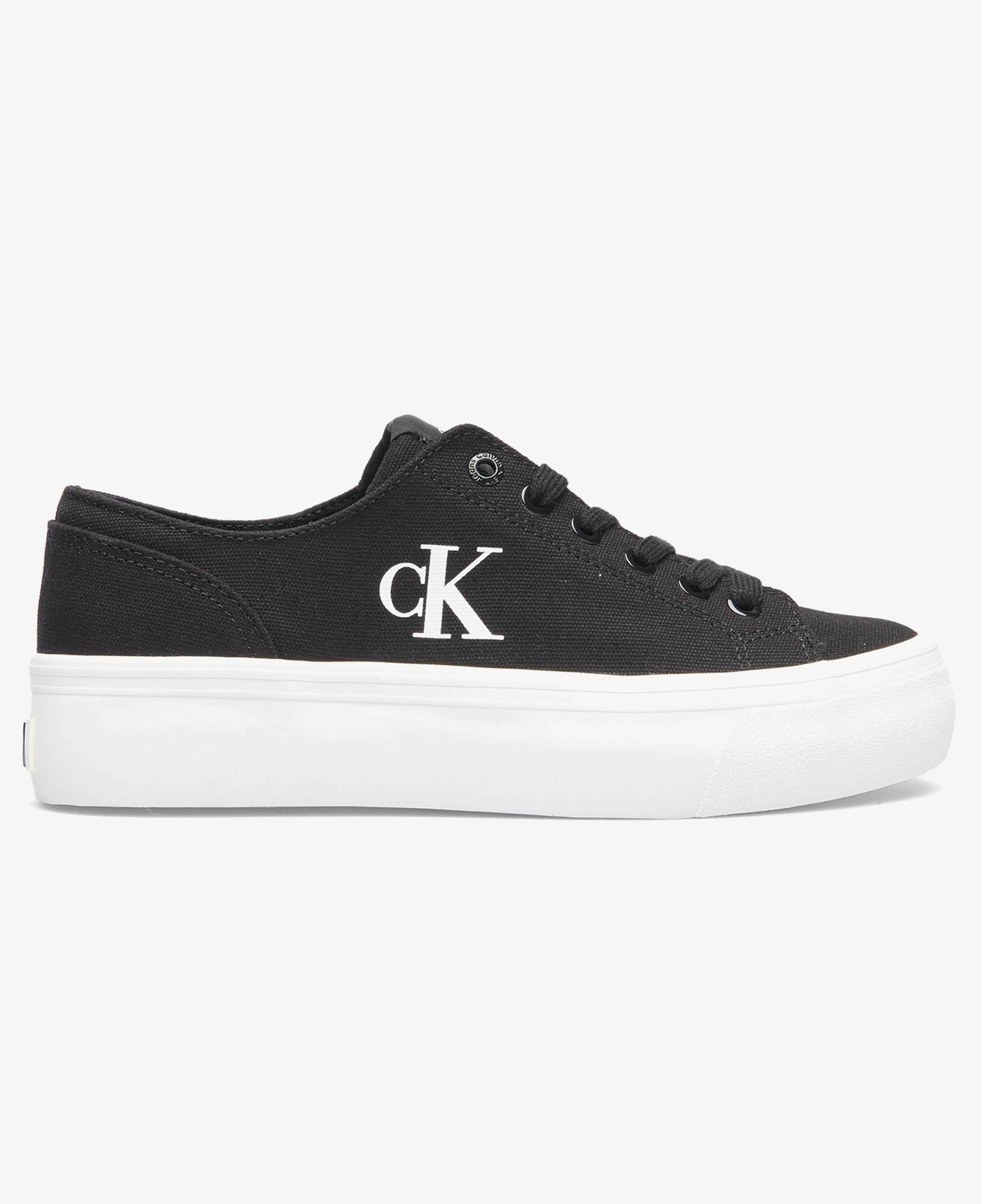 Calvin Klein Flatform Low Kadın Siyah Sneaker