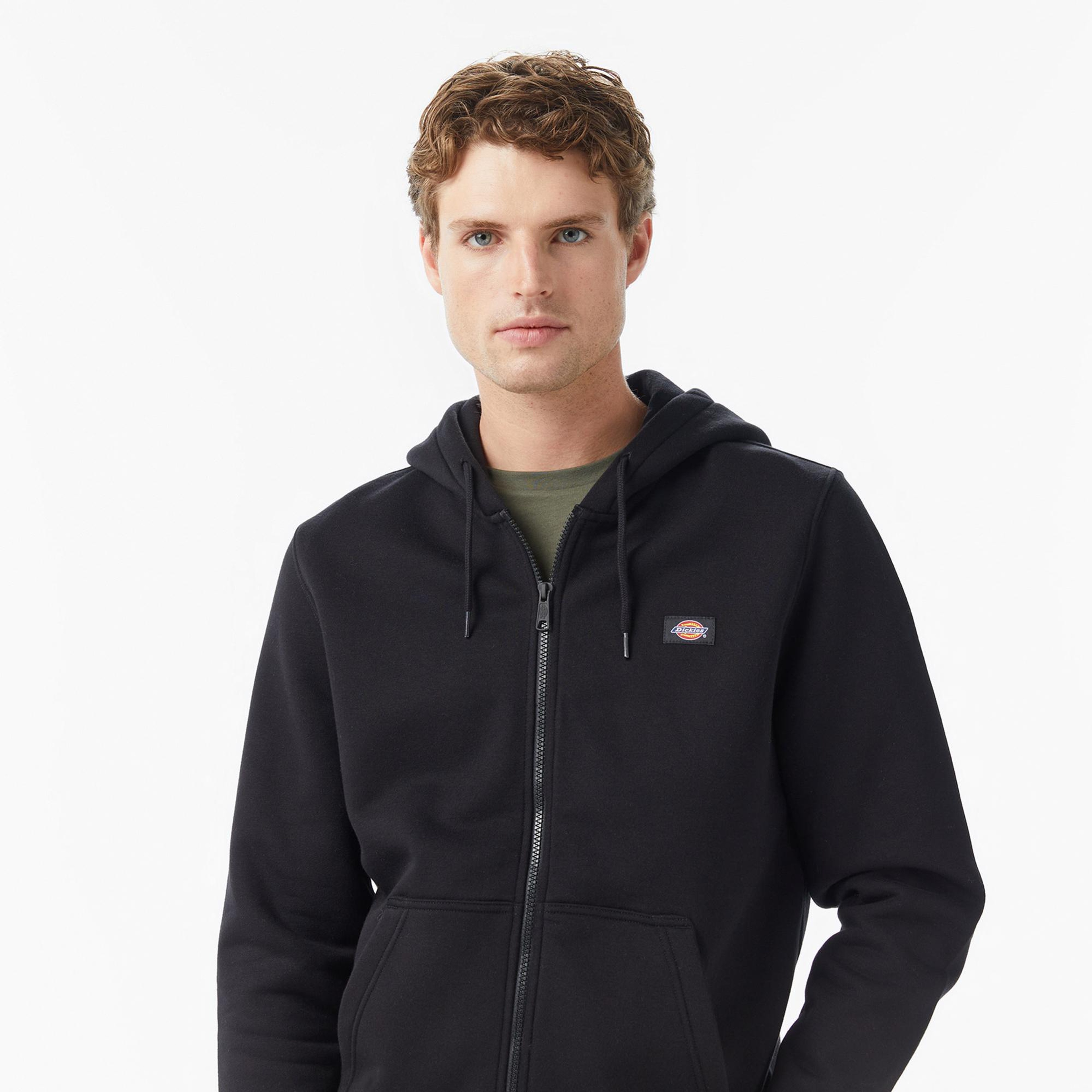 Dickies Oakport Zip Erkek Siyah Sweatshirt