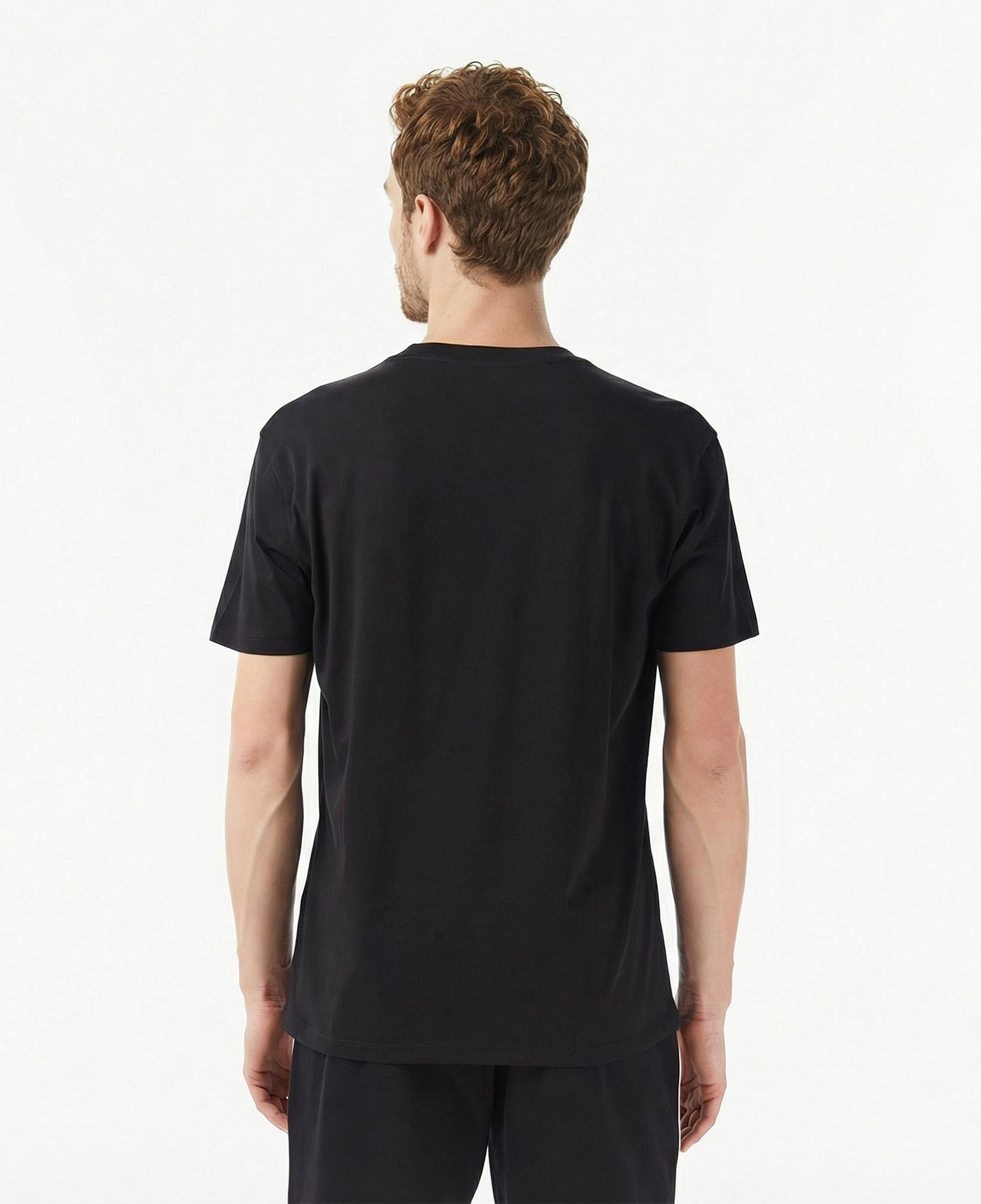 Armani Exchange Erkek Siyah / Altın T-Shirt