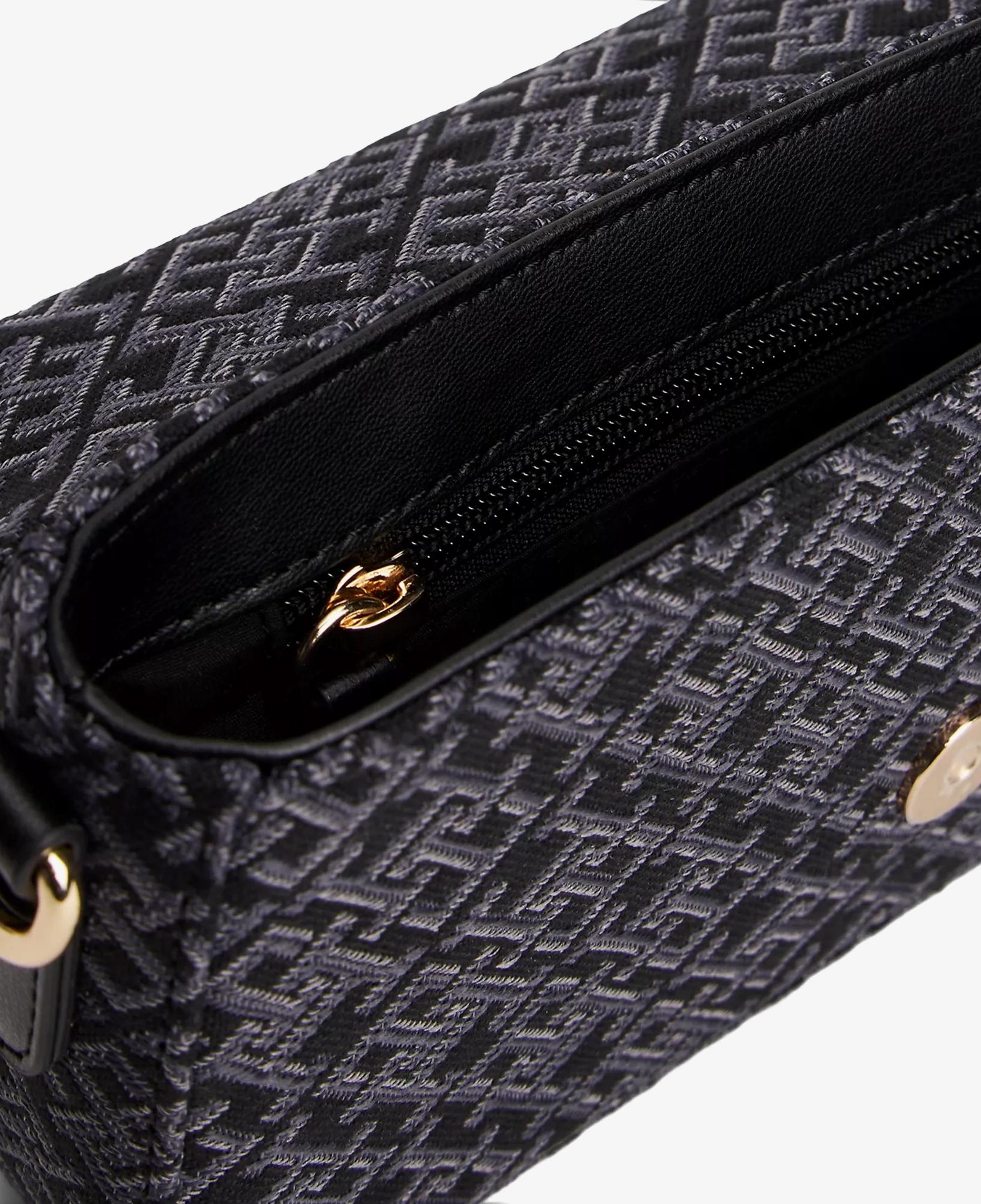 Tommy Hilfiger Icon Conv Jacquard Kadın Siyah Çapraz Çanta