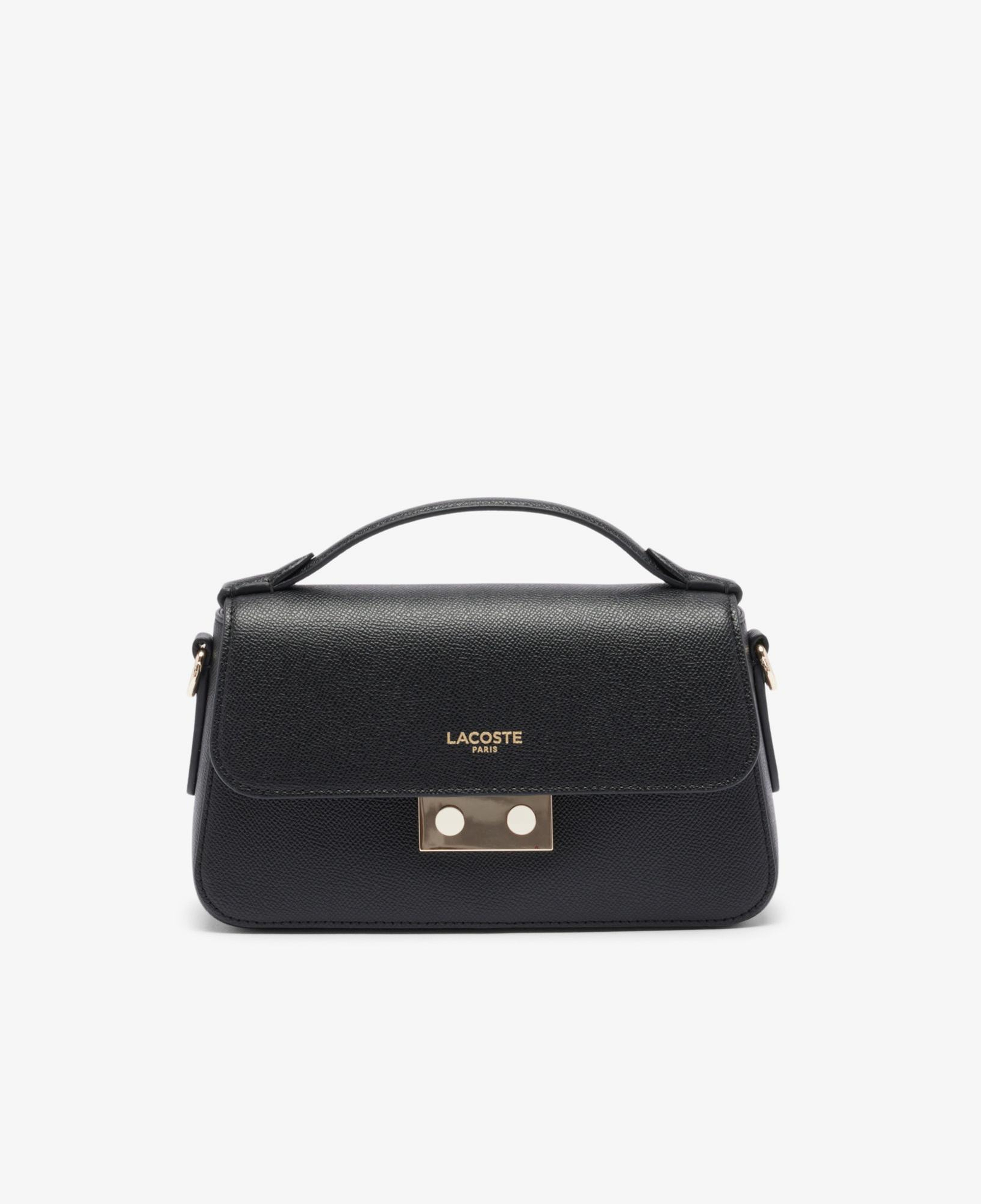 Lacoste Champs-Élysées Kadın Deri Siyah Omuz Çantası