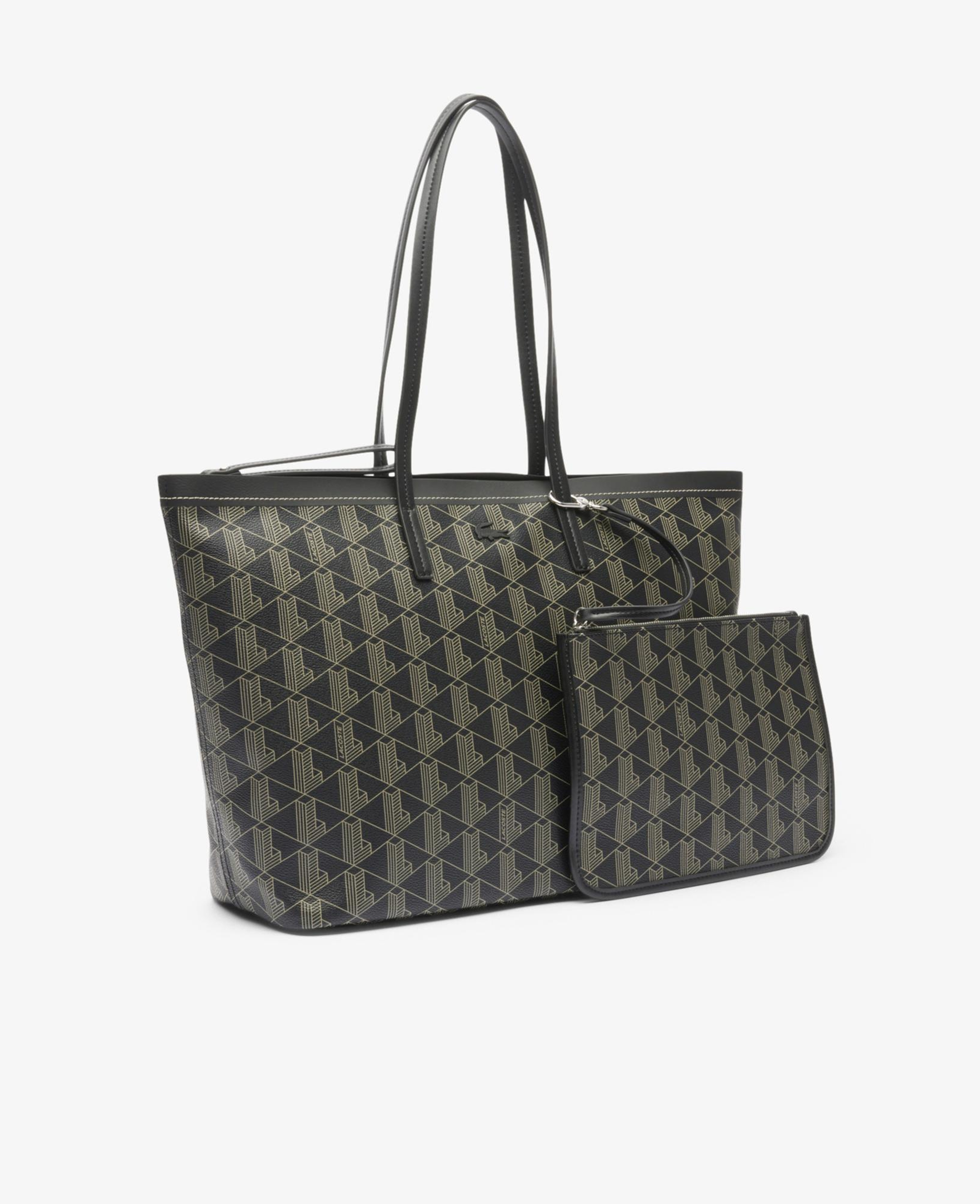 Lacoste Zely Kadın Monogram Siyah Omuz Çantası