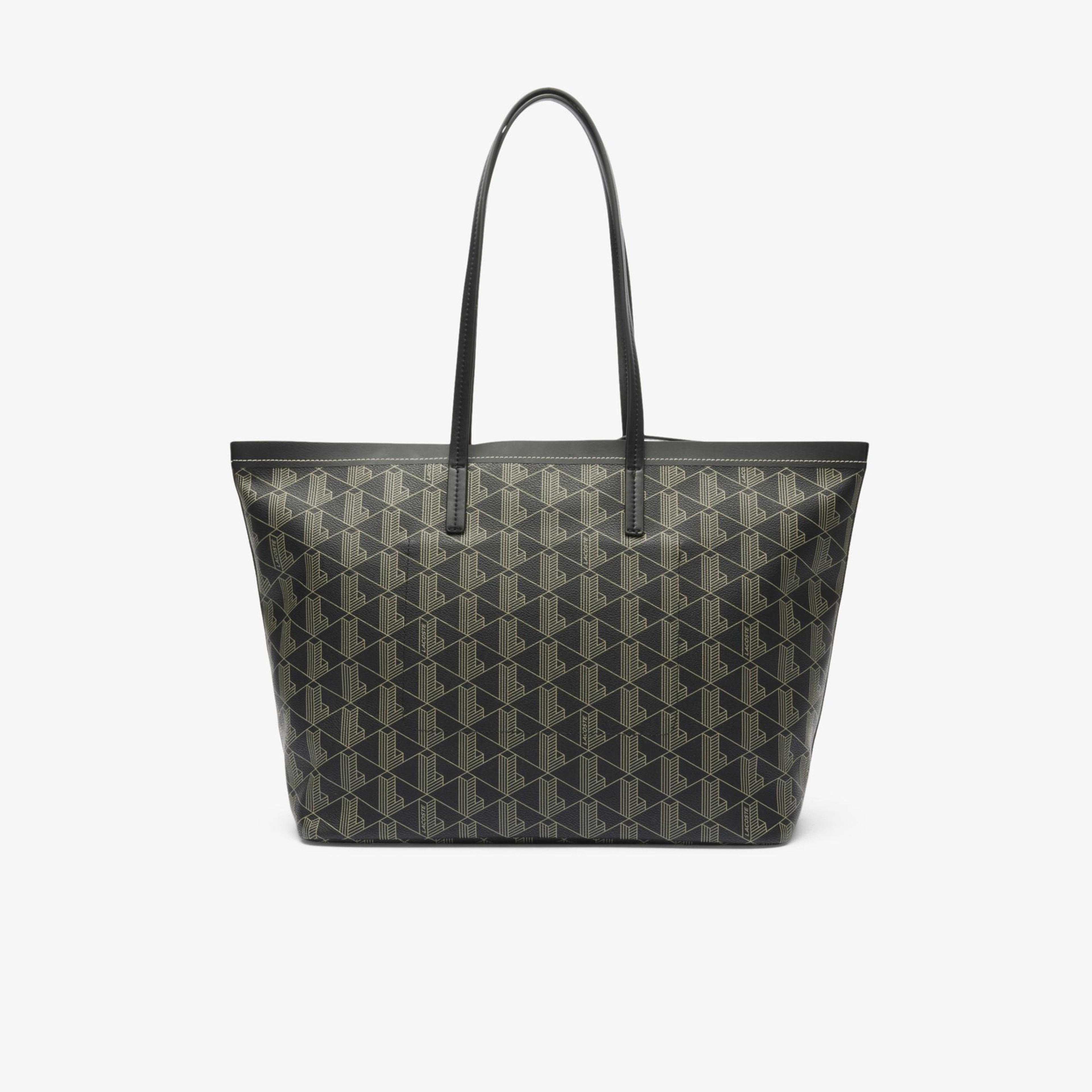 Lacoste Zely Kadın Monogram Siyah Omuz Çantası