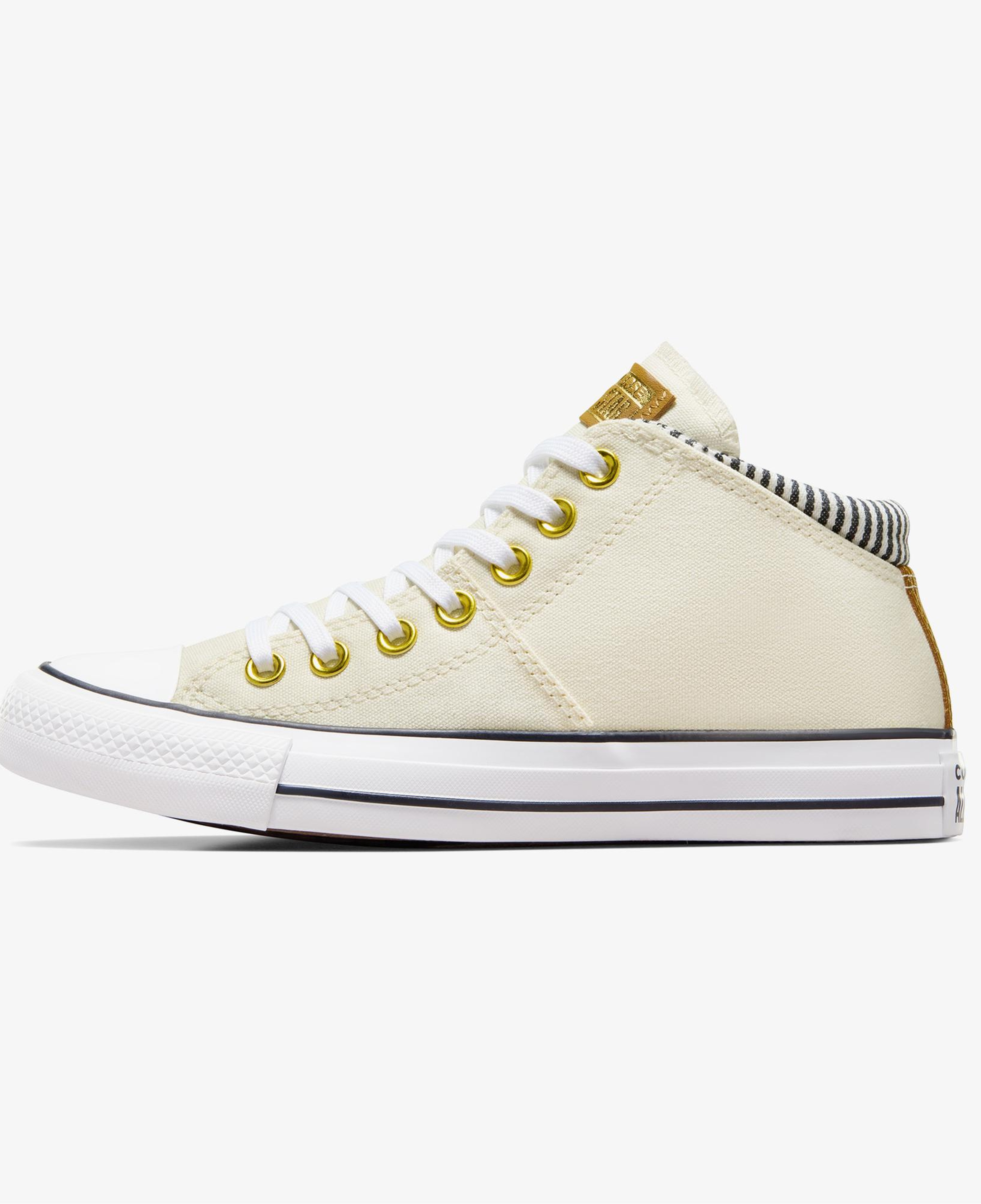 Converse Chuck Taylor All Star Madison Herringbone Stripe Kadın Krem Sneaker