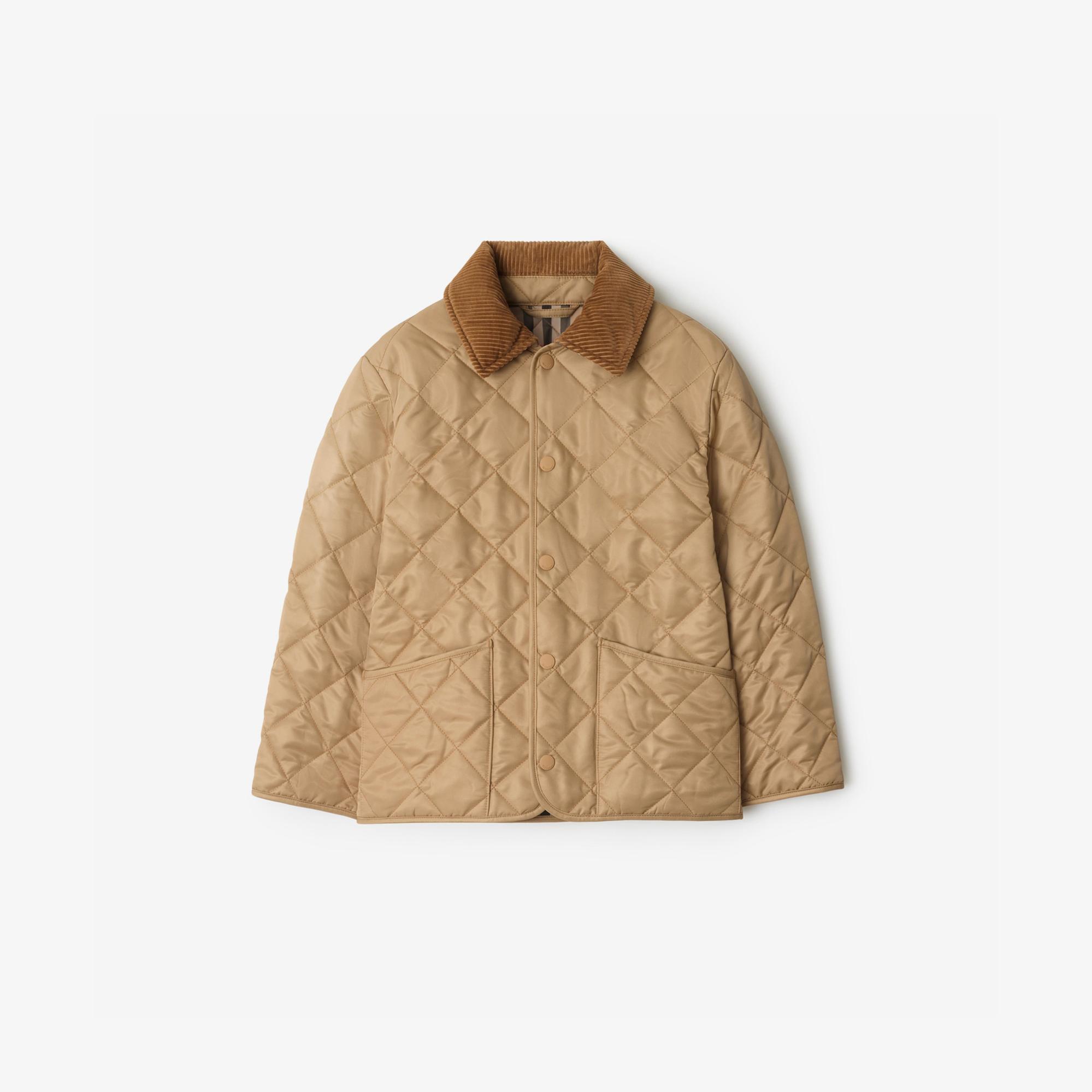 Burberry Milo Quilted Barn Çocuk Bej Mont