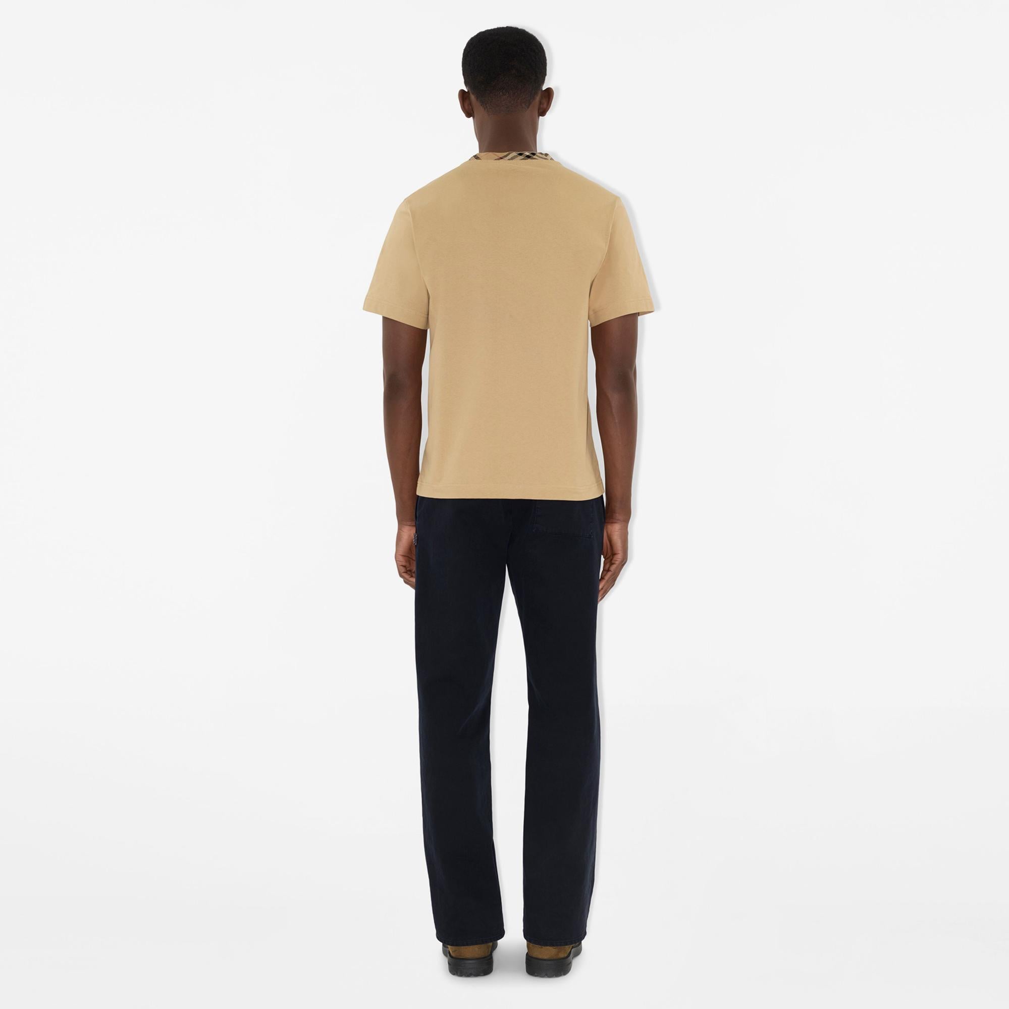 Burberry Erkek Bej T-Shirt