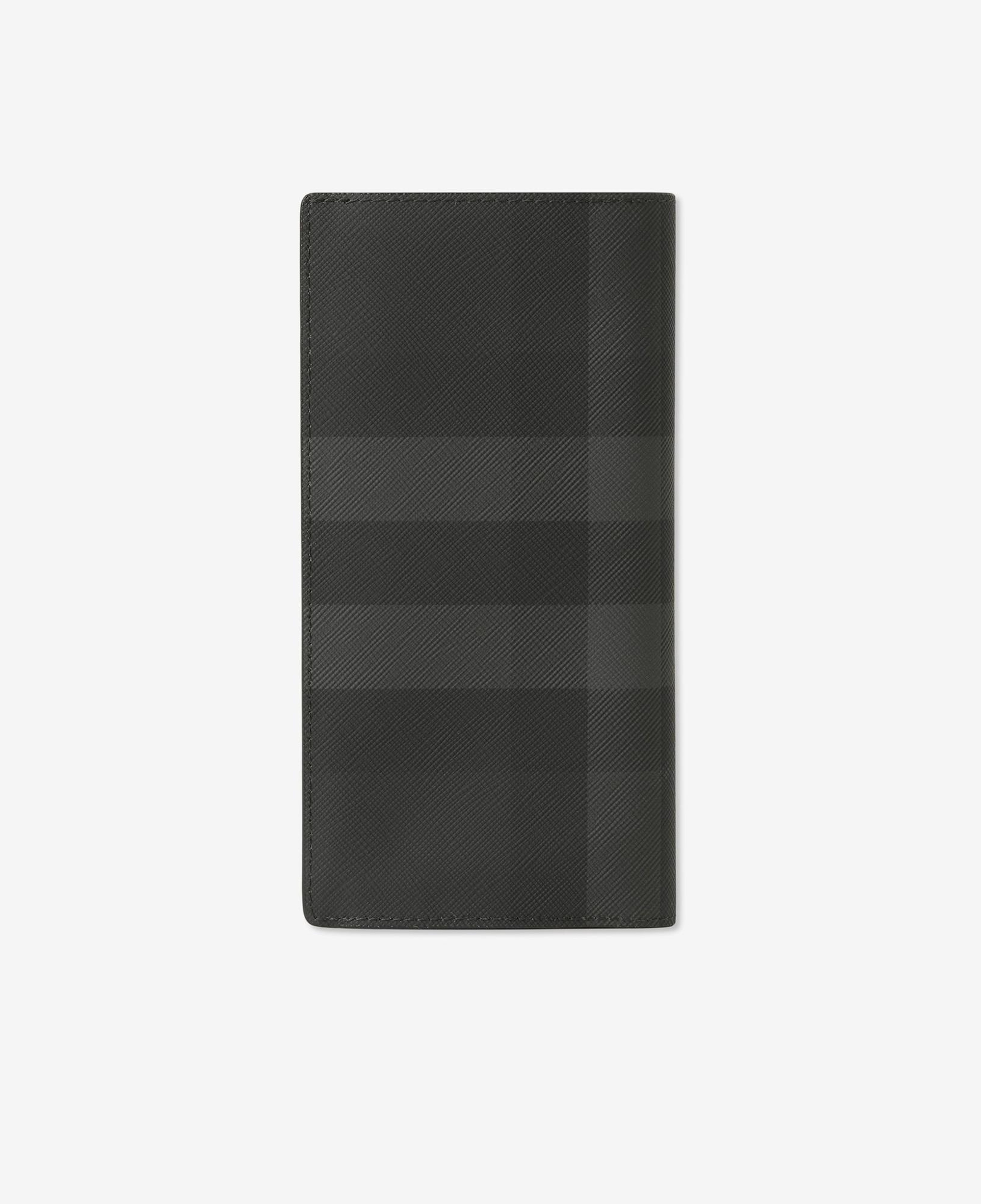 Burberry Check Continental Erkek Gri Cüzdan