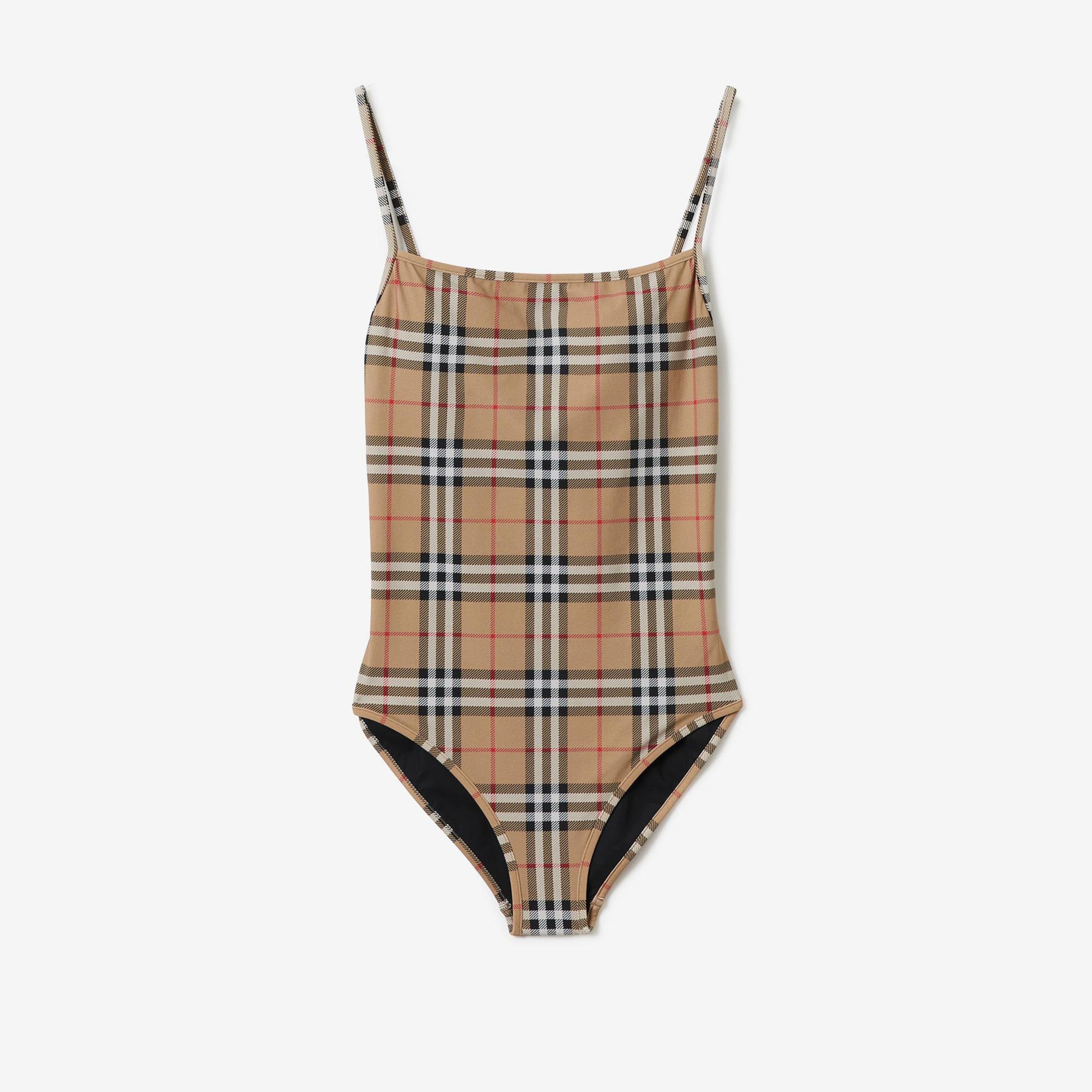 Burberry Check Kadın Bej Mayo