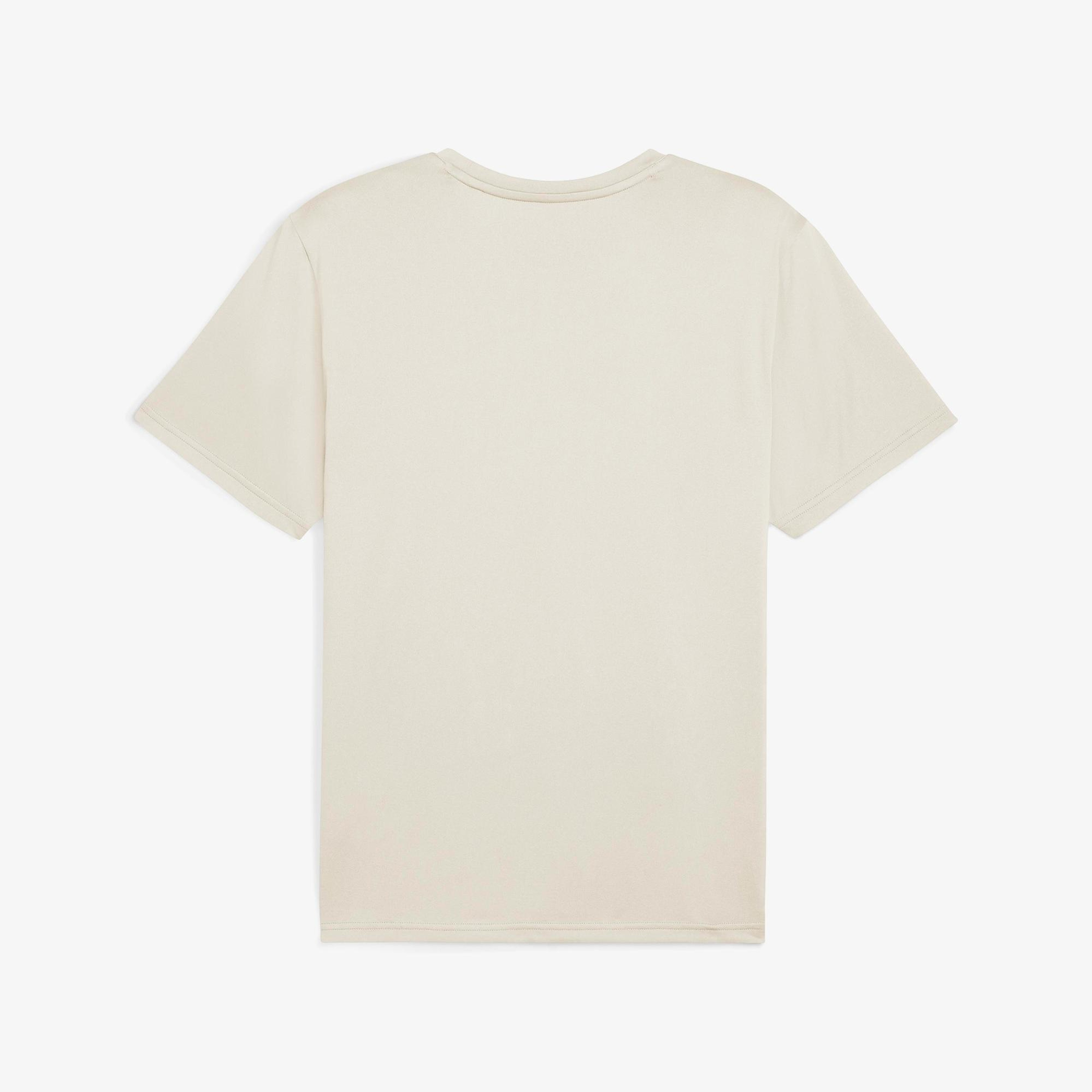 Puma Tad Essentialential Solid Cat Erkek Bej T-Shirt