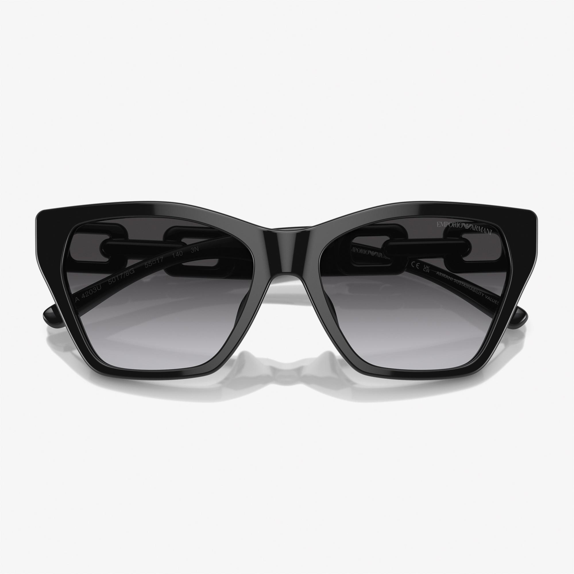 Emporio Armani 0EA4203U Acetate Kadın Siyah Güneş Gözlüğü