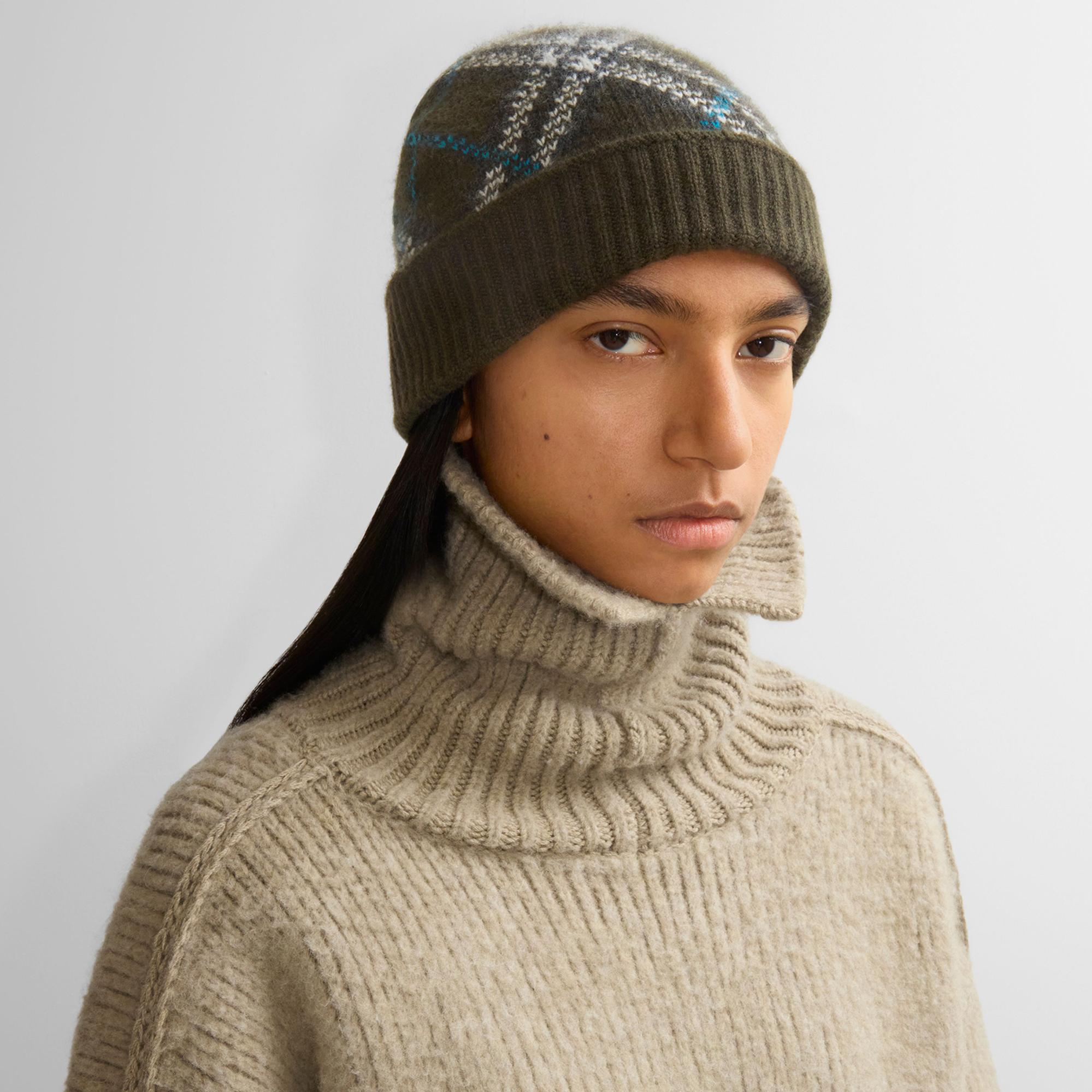 Burberry Haw Cashmere Erkek Haki Bere