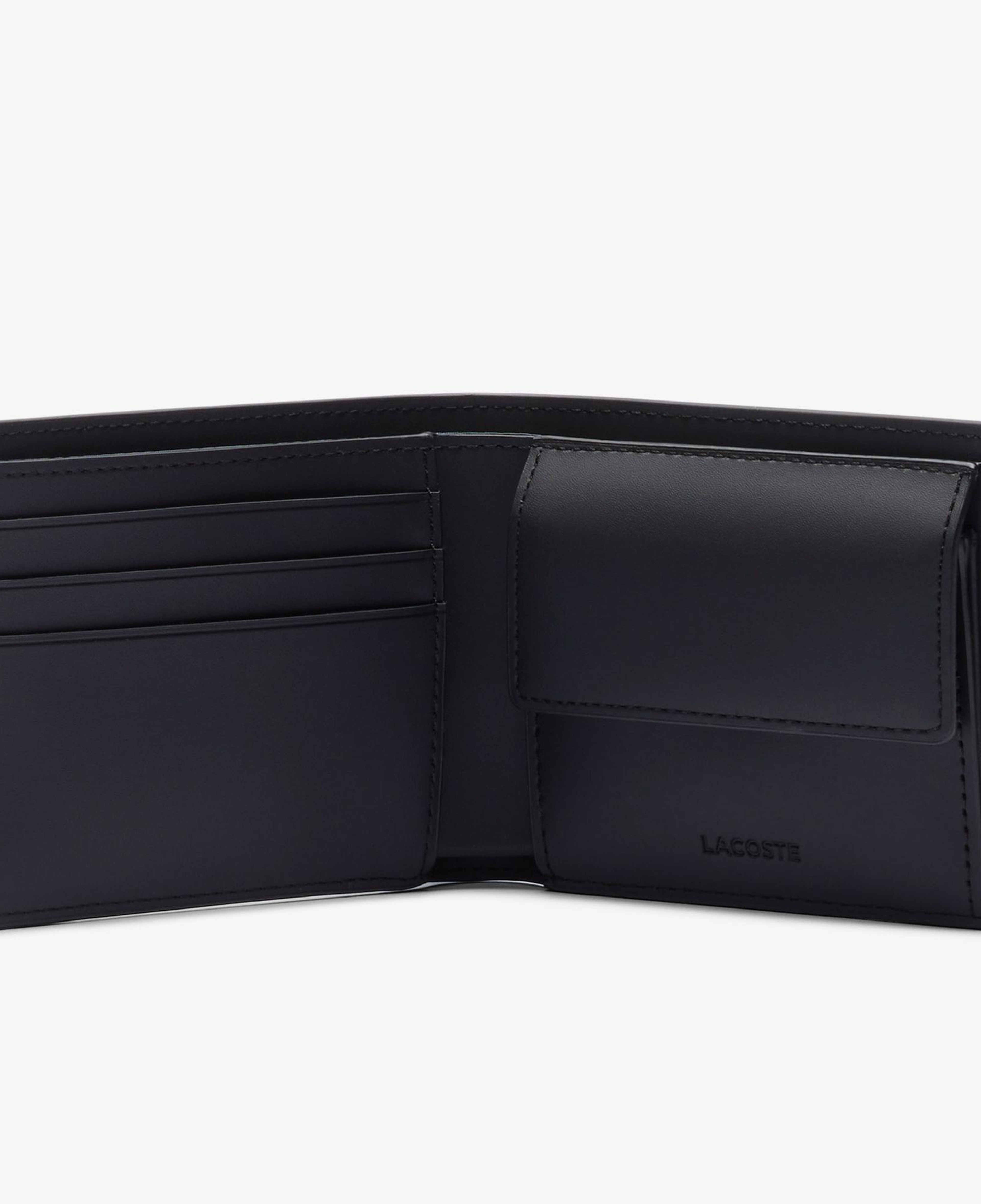 Lacoste The Blend Erkek Monogram Siyah Cüzdan