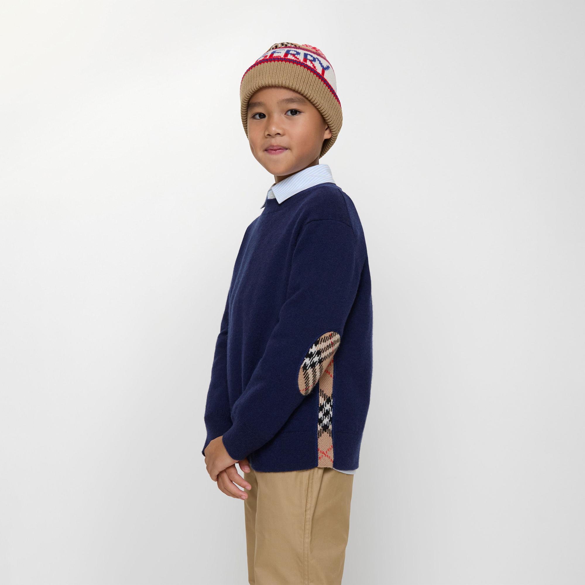 Burberry Bryce Çocuk Lacivert Triko