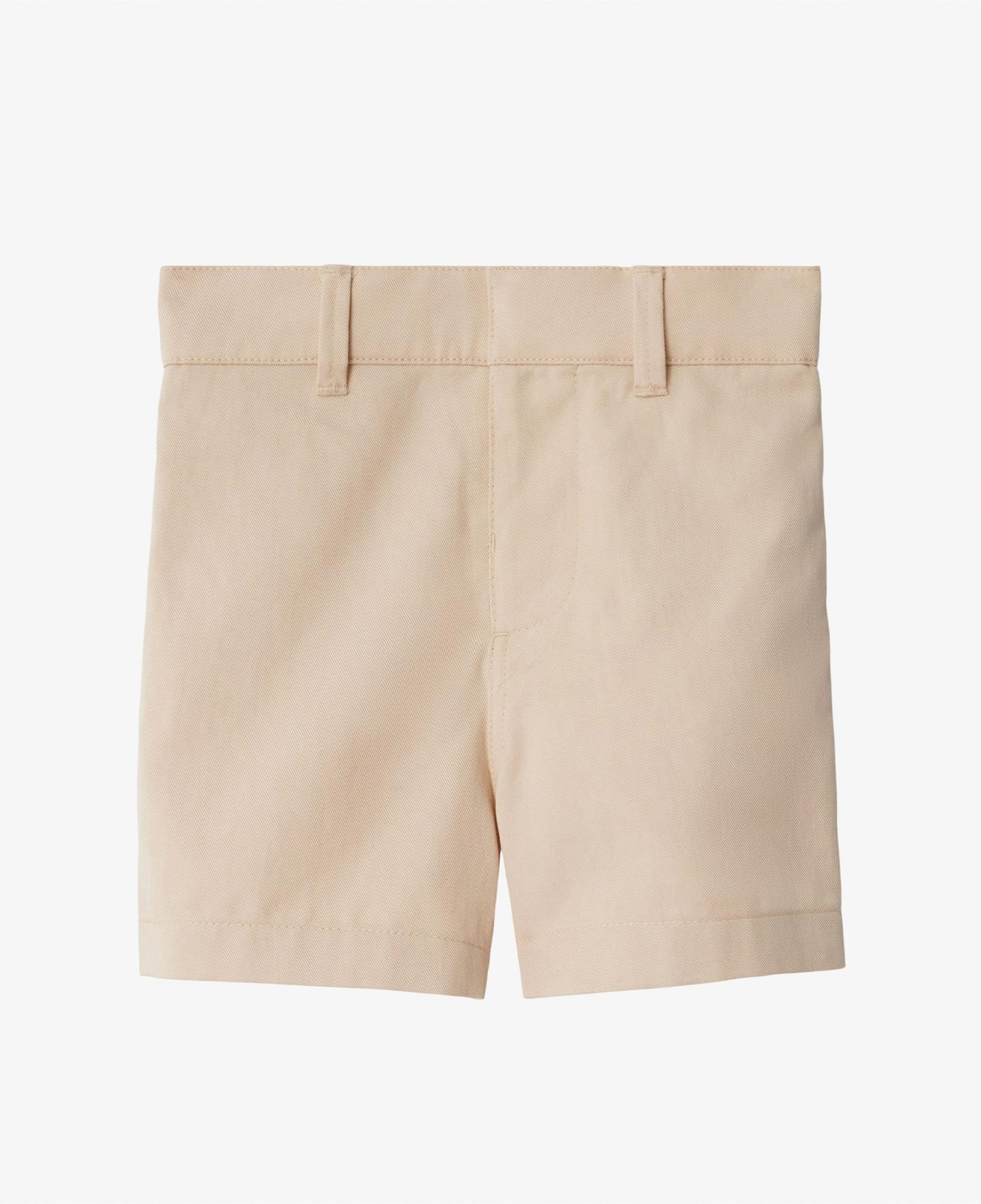 Burberry Pamuk Karışımlı Çocuk Bej Şort