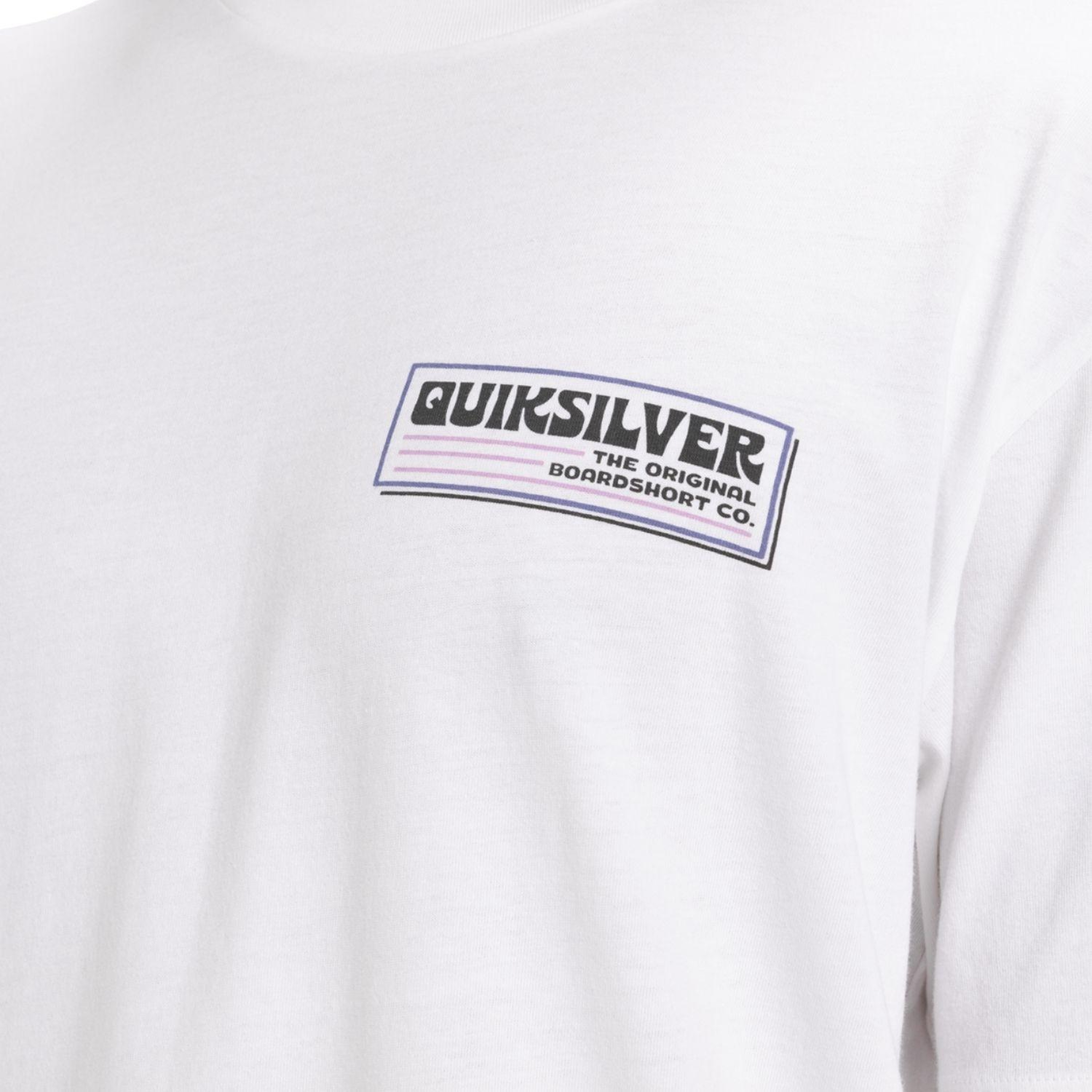 Quiksilver Palm Square Erkek Beyaz Tişört