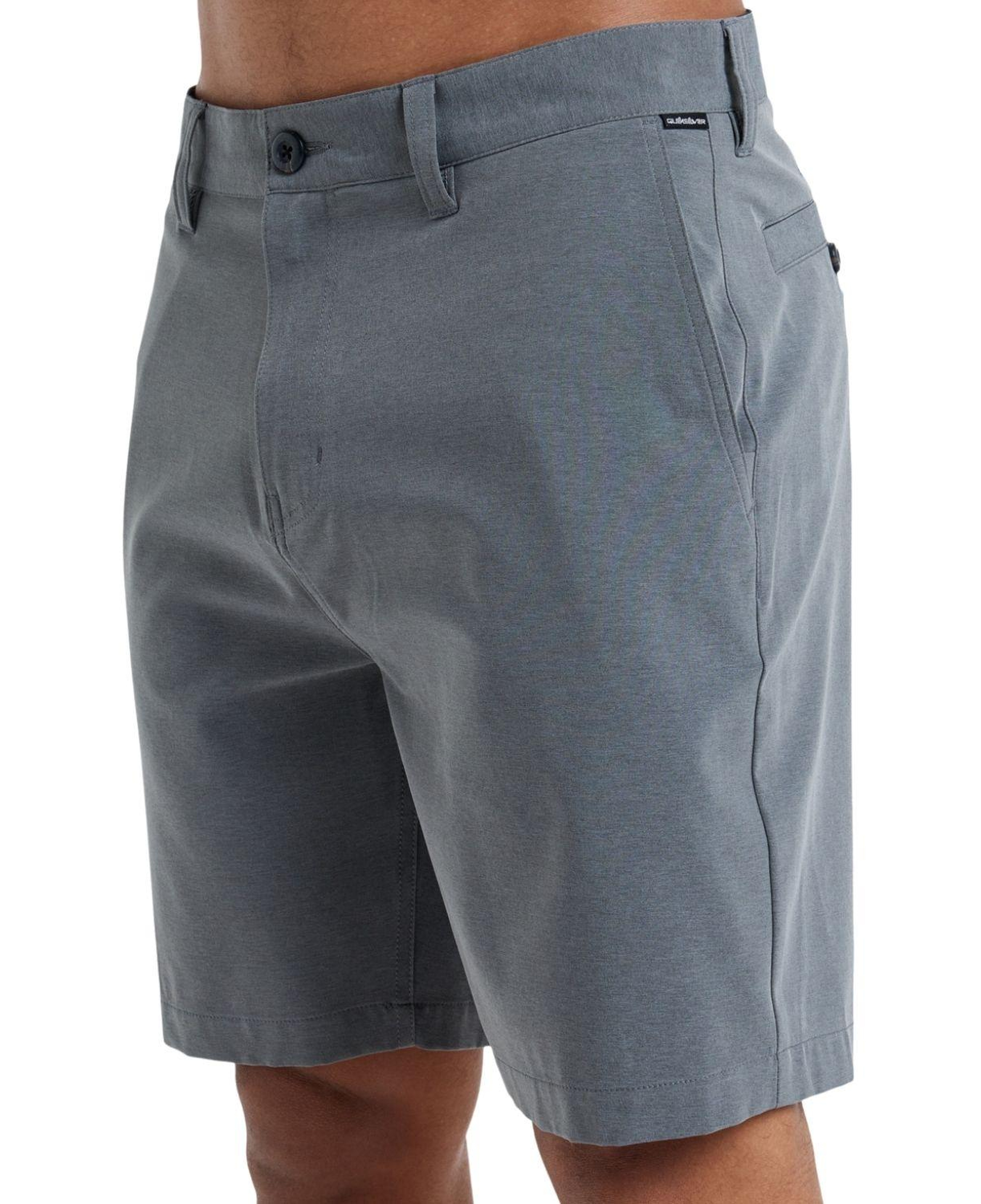 Quiksilver Union Heather Amph 19 Erkek Gri Walkshort