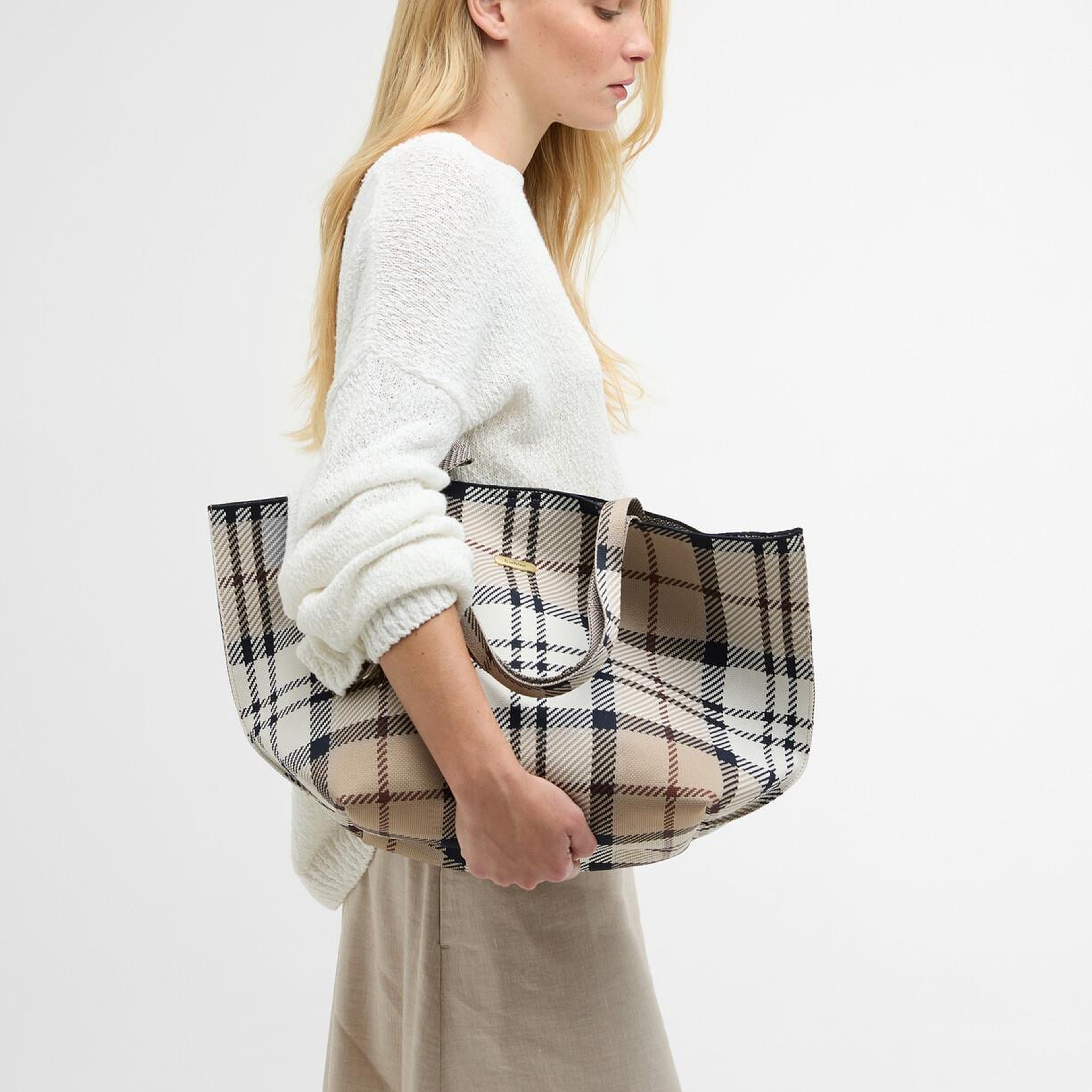 Barbour Layla Tartan Large Kol Çantası