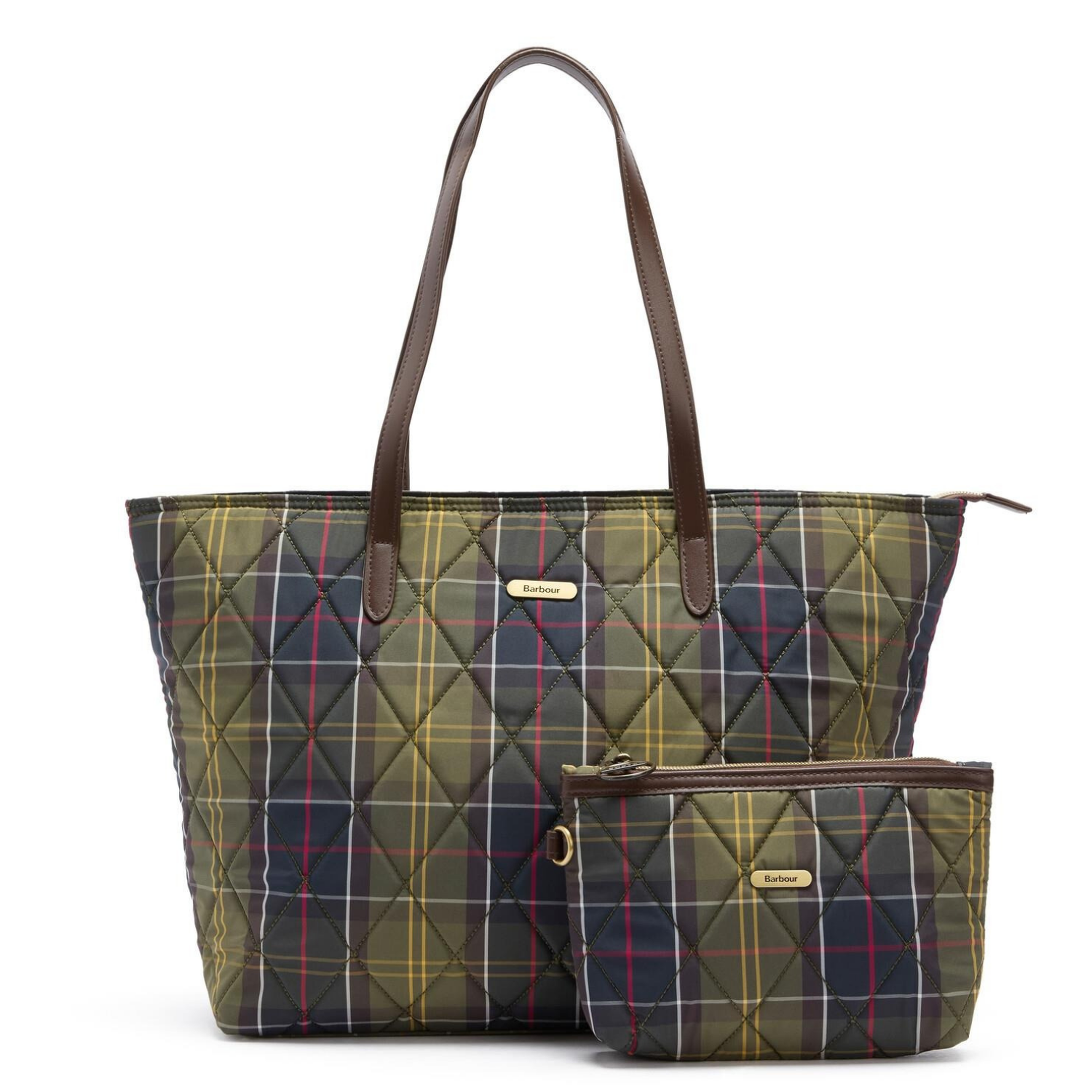 Barbour Wetherham Tartan Kol Çantası