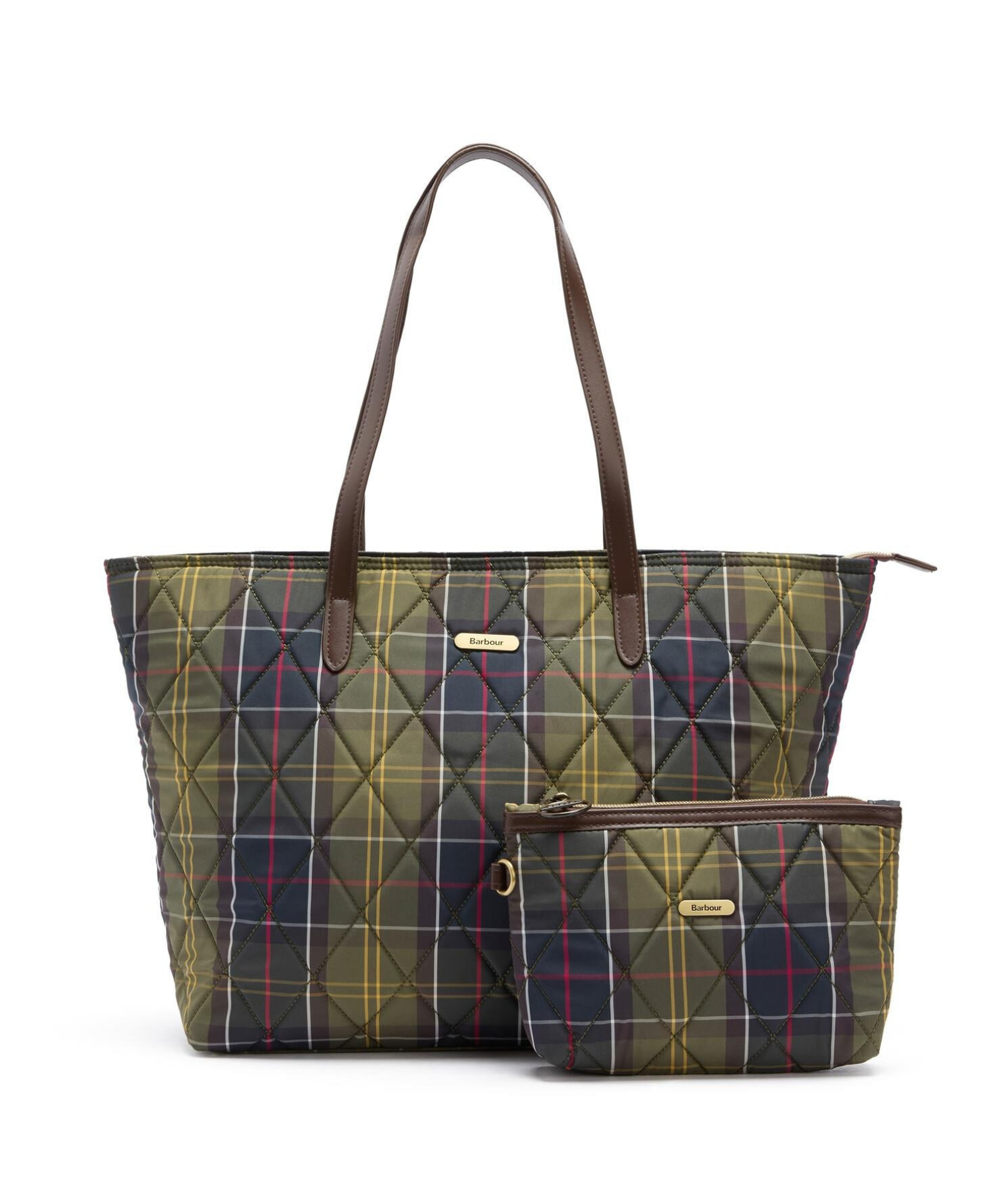 Barbour Wetherham Tartan Kol Çantası