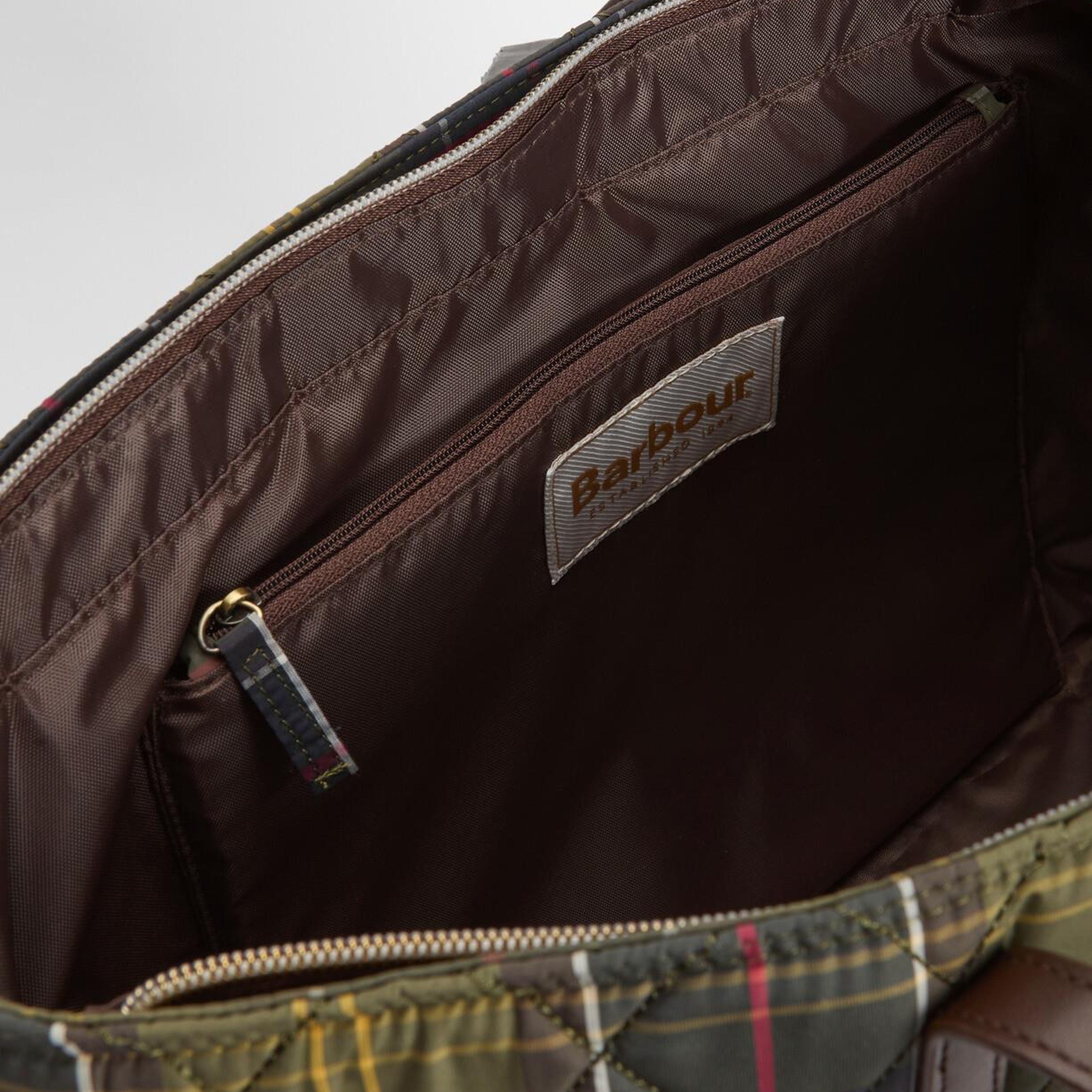 Barbour Wetherham Tartan Kol Çantası