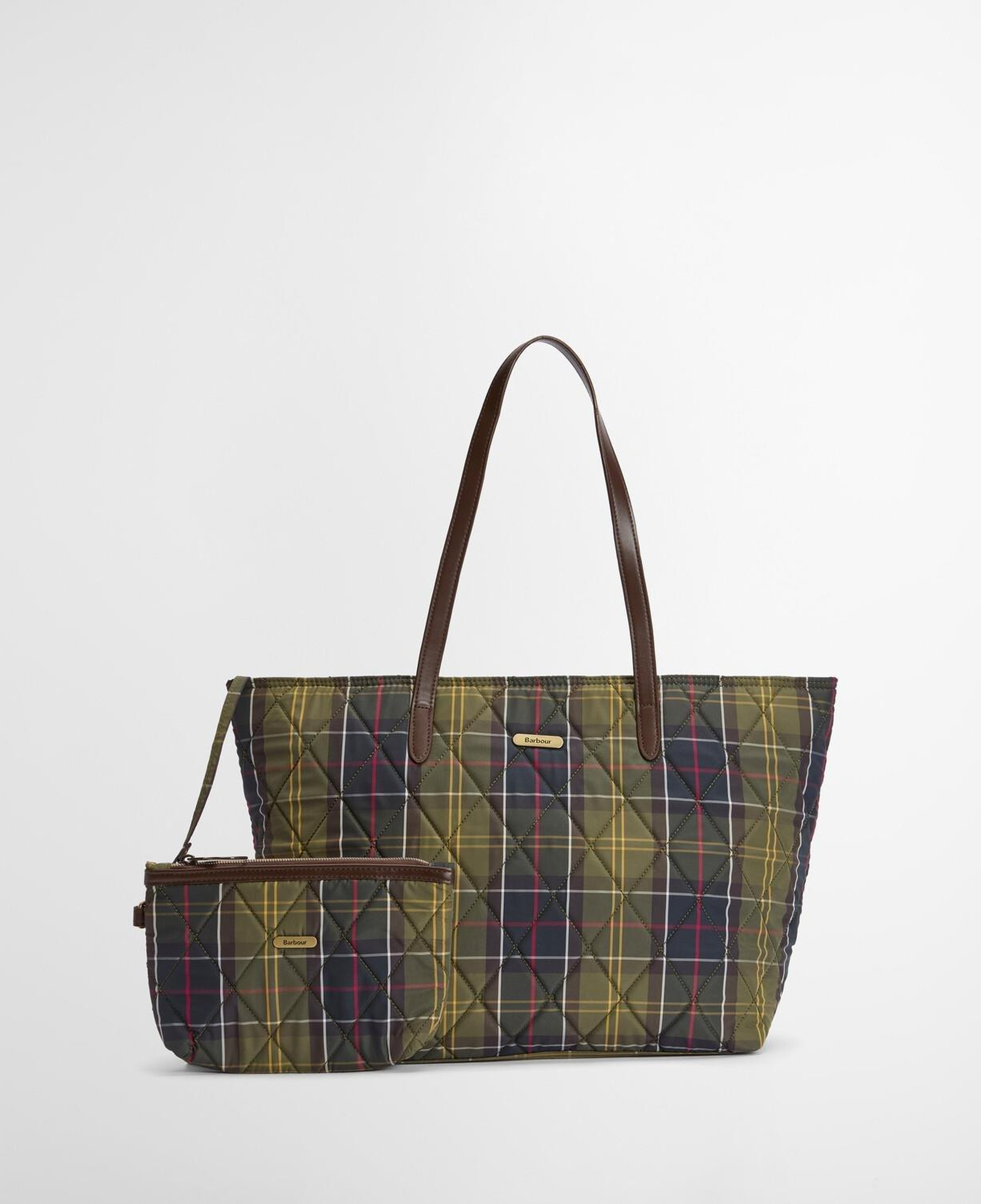 Barbour Wetherham Tartan Kol Çantası