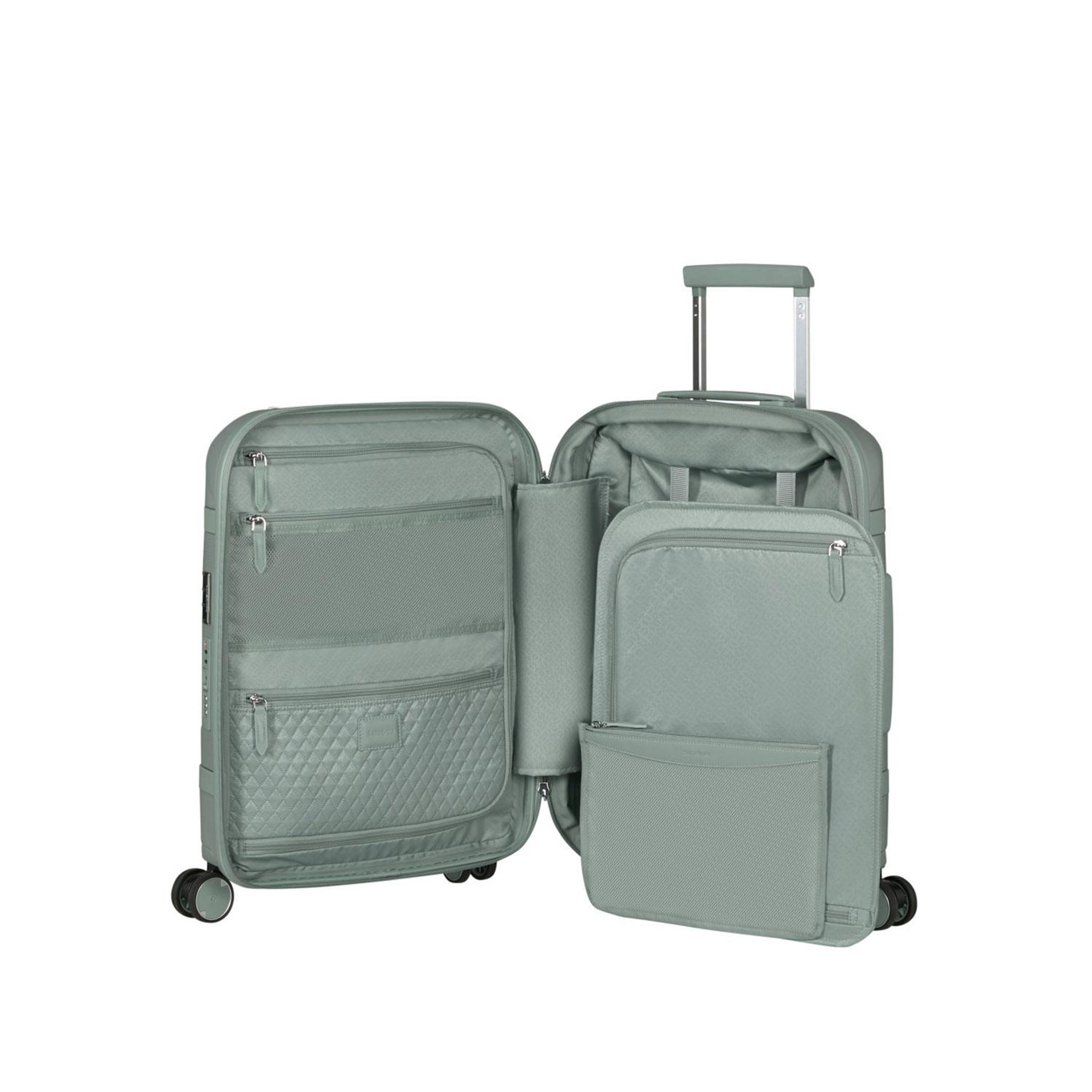 Samsonite Yeşil Image Spinner Körüklü - 55/20 Kabin Boy Valiz