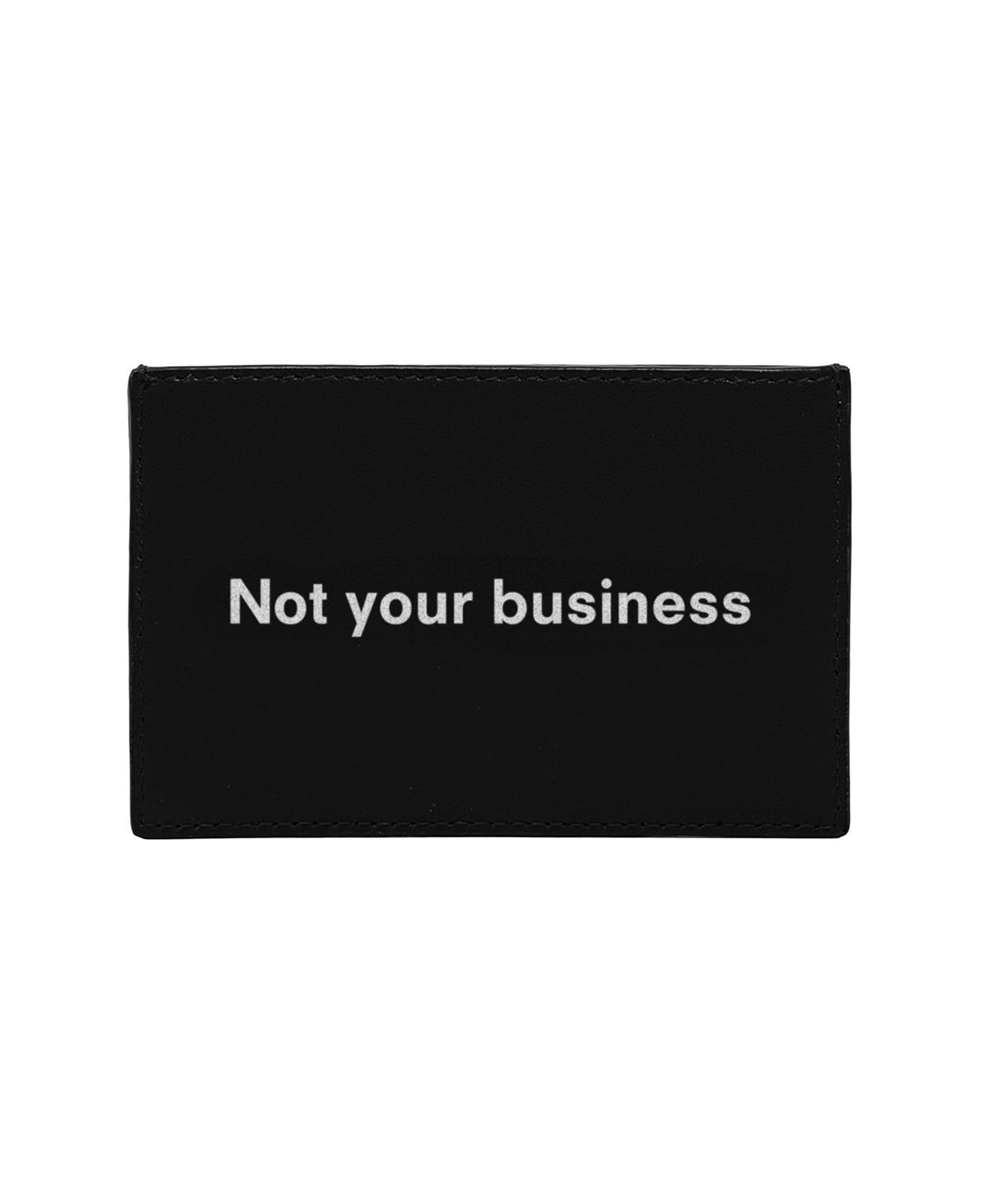 Not Your Business KeinxDesa Siyah Deri Kartlık