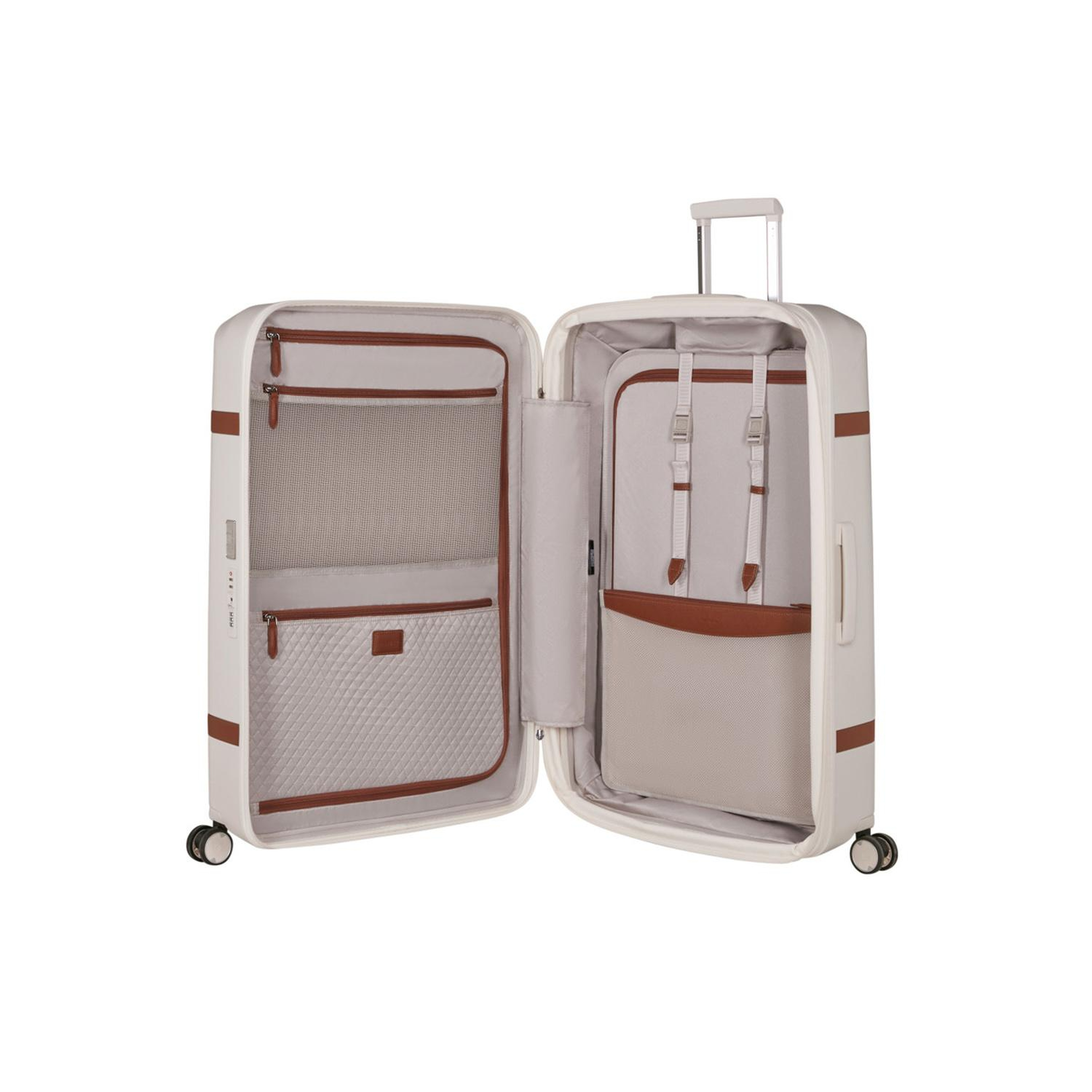 Samsonite Krem Image Spinner Körüklü - 81/30 Büyük Boy Valiz