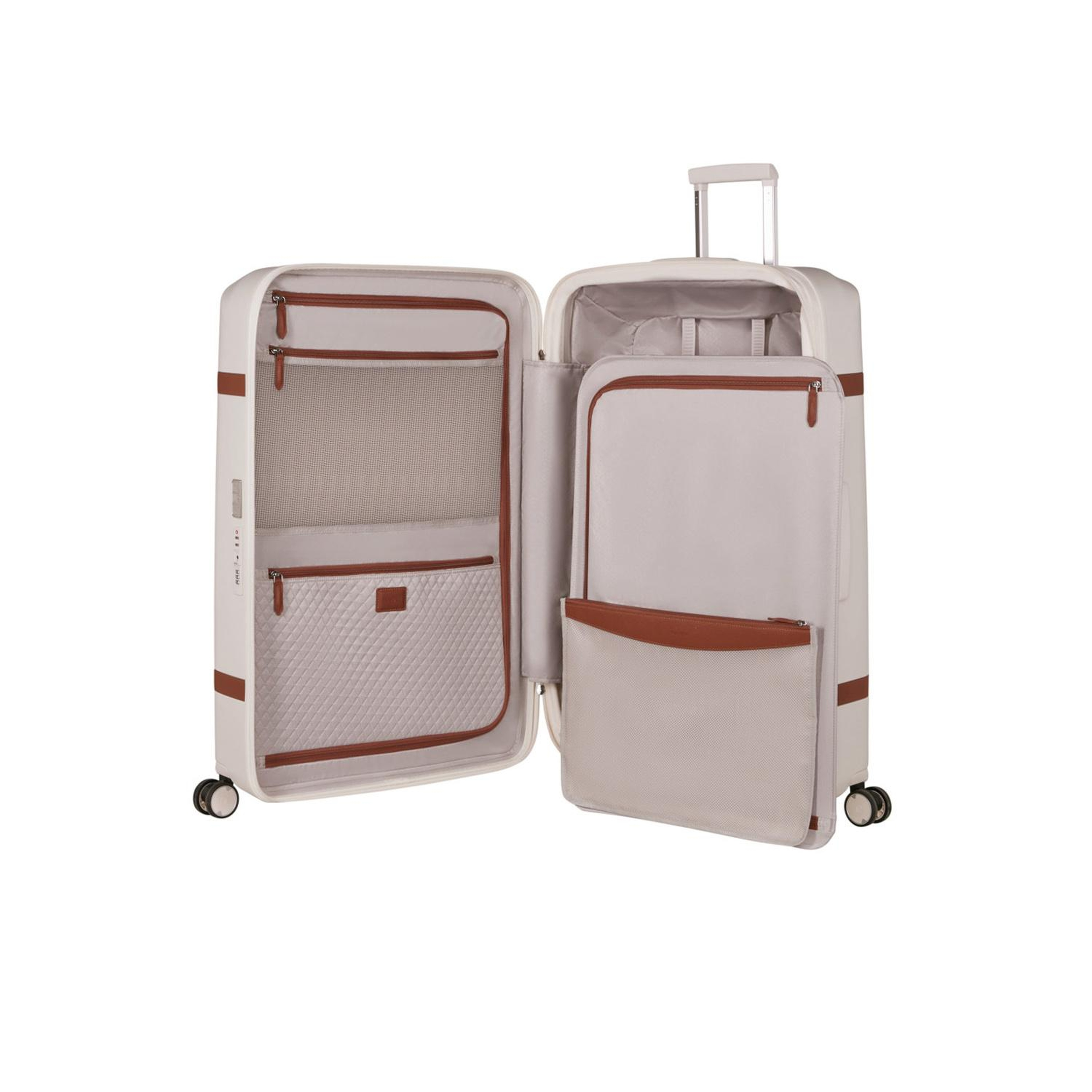 Samsonite Krem Image Spinner Körüklü - 81/30 Büyük Boy Valiz