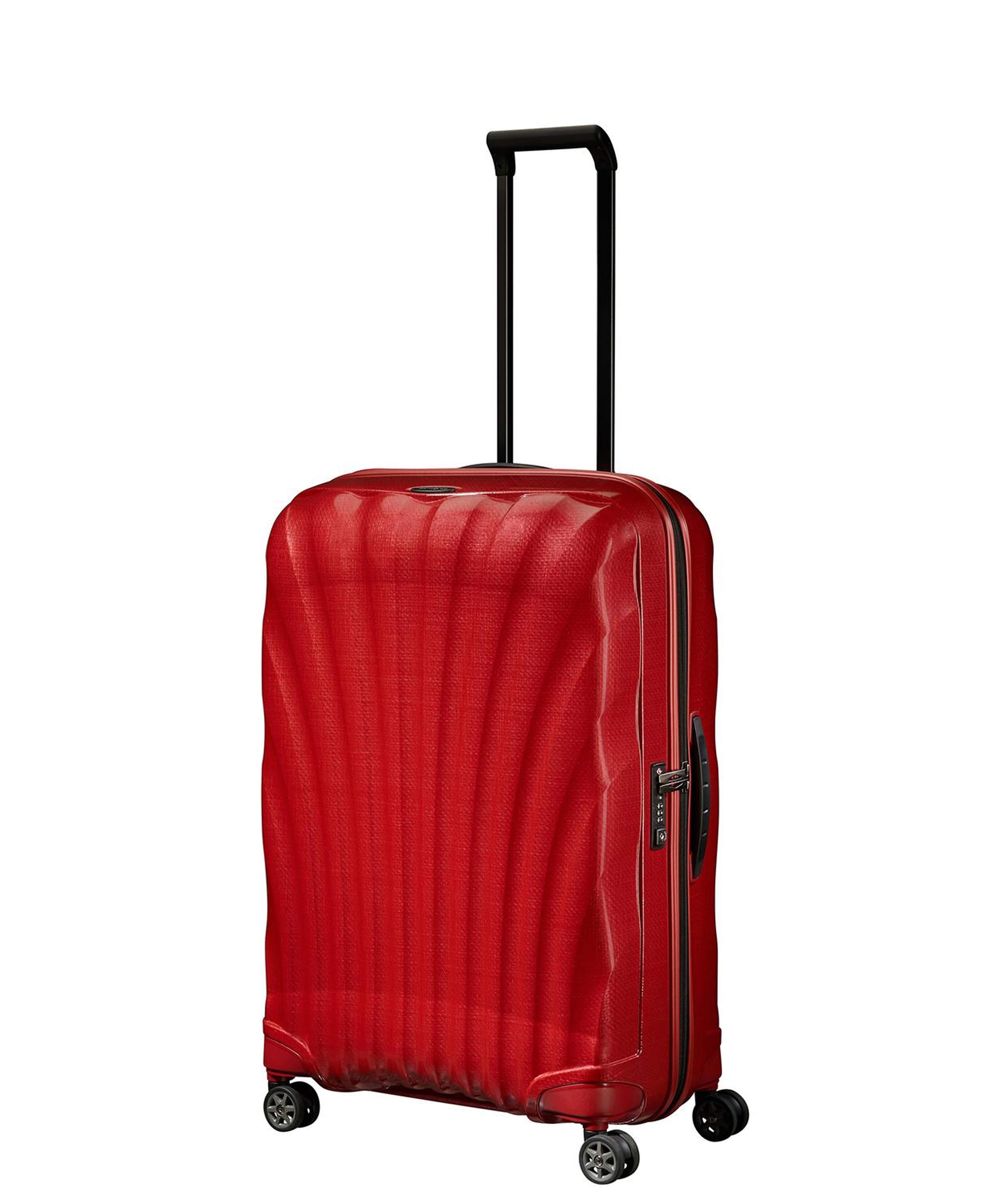 Samsonite Kırmızı C-Lite - Spinner Kırmızı 4 Tekerlekli Büyük Boy Valiz 75cm