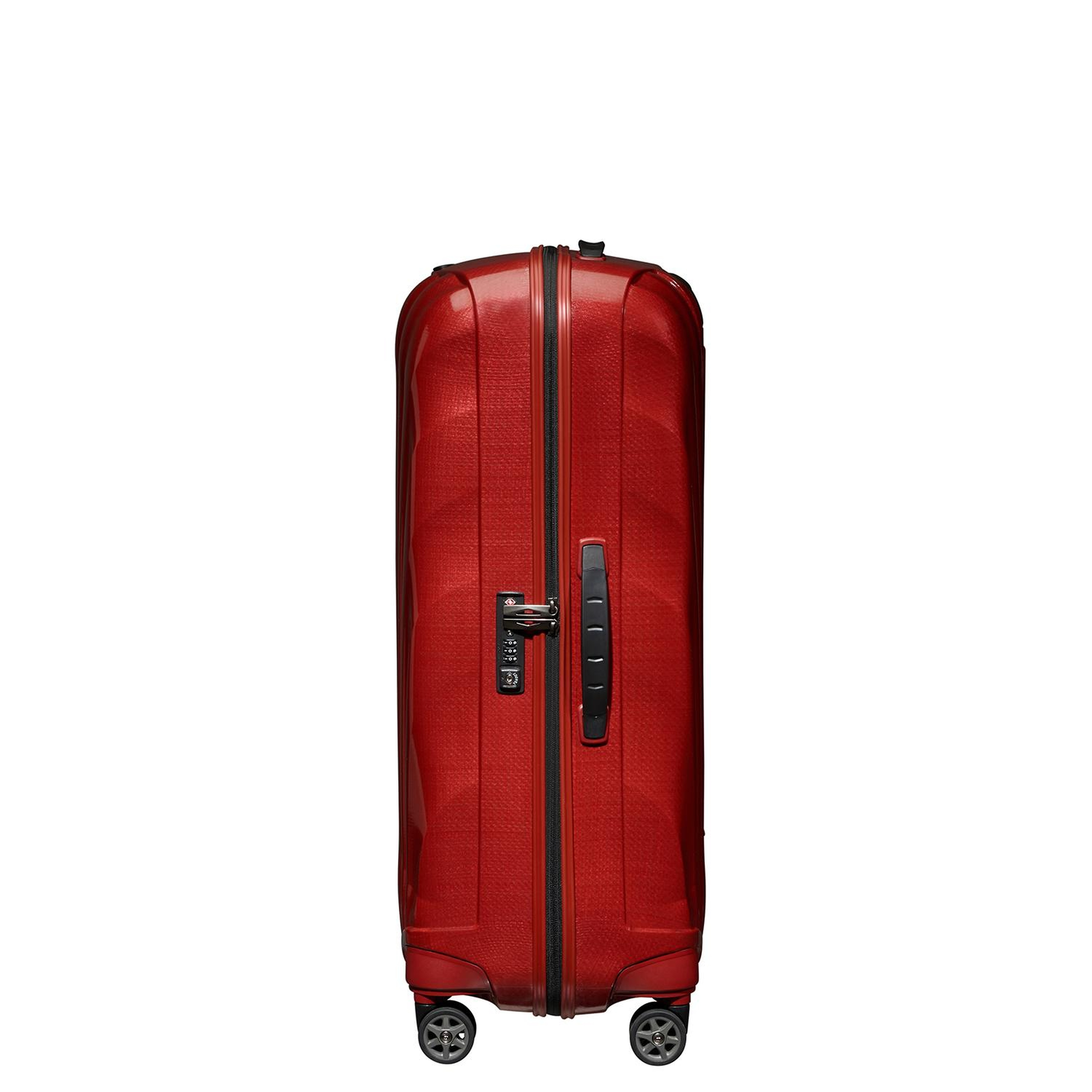 Samsonite Kırmızı C-Lite - Spinner Kırmızı 4 Tekerlekli Büyük Boy Valiz 75cm