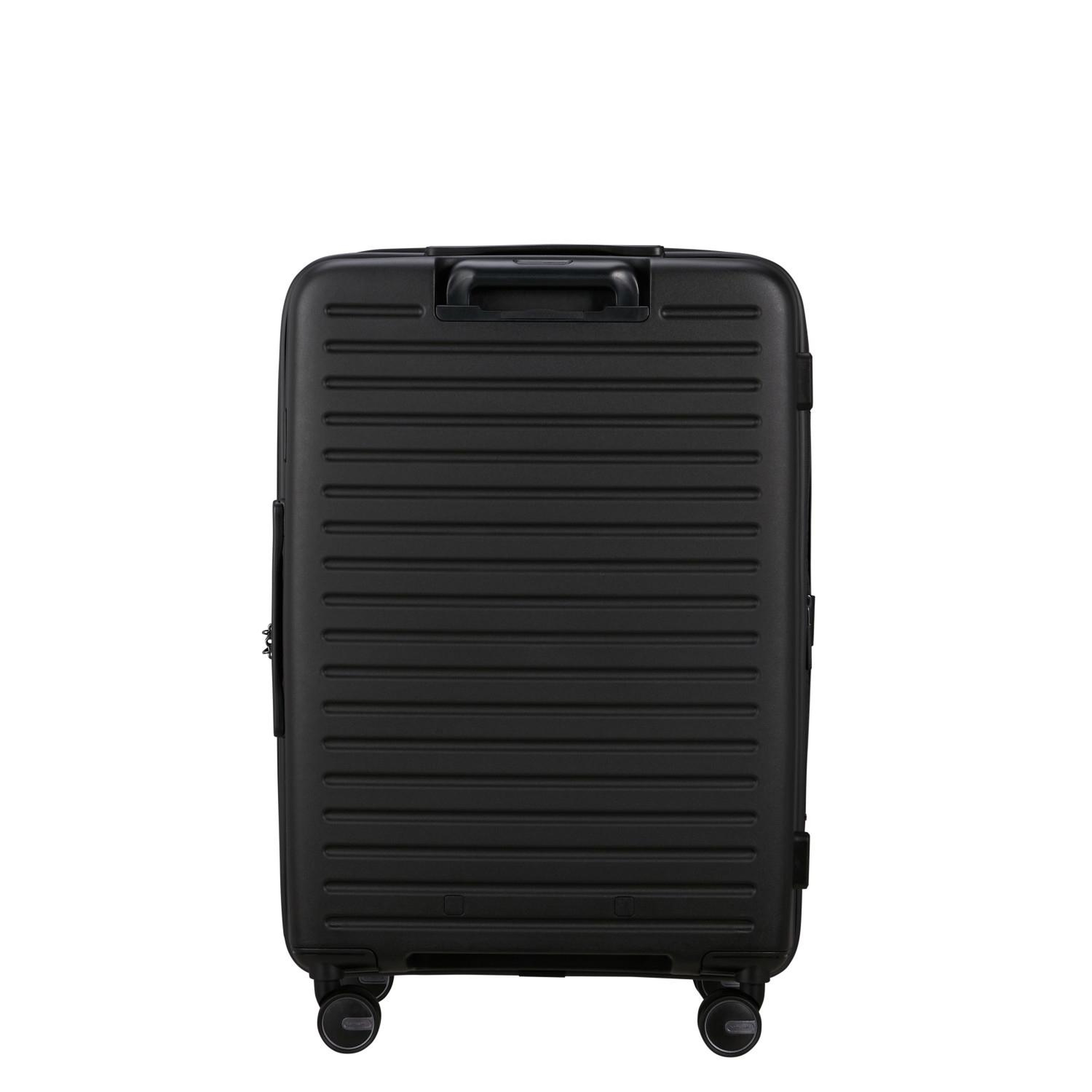 Samsonite Siyah Restackd - Körüklü 68/25 Orta Boy Valiz