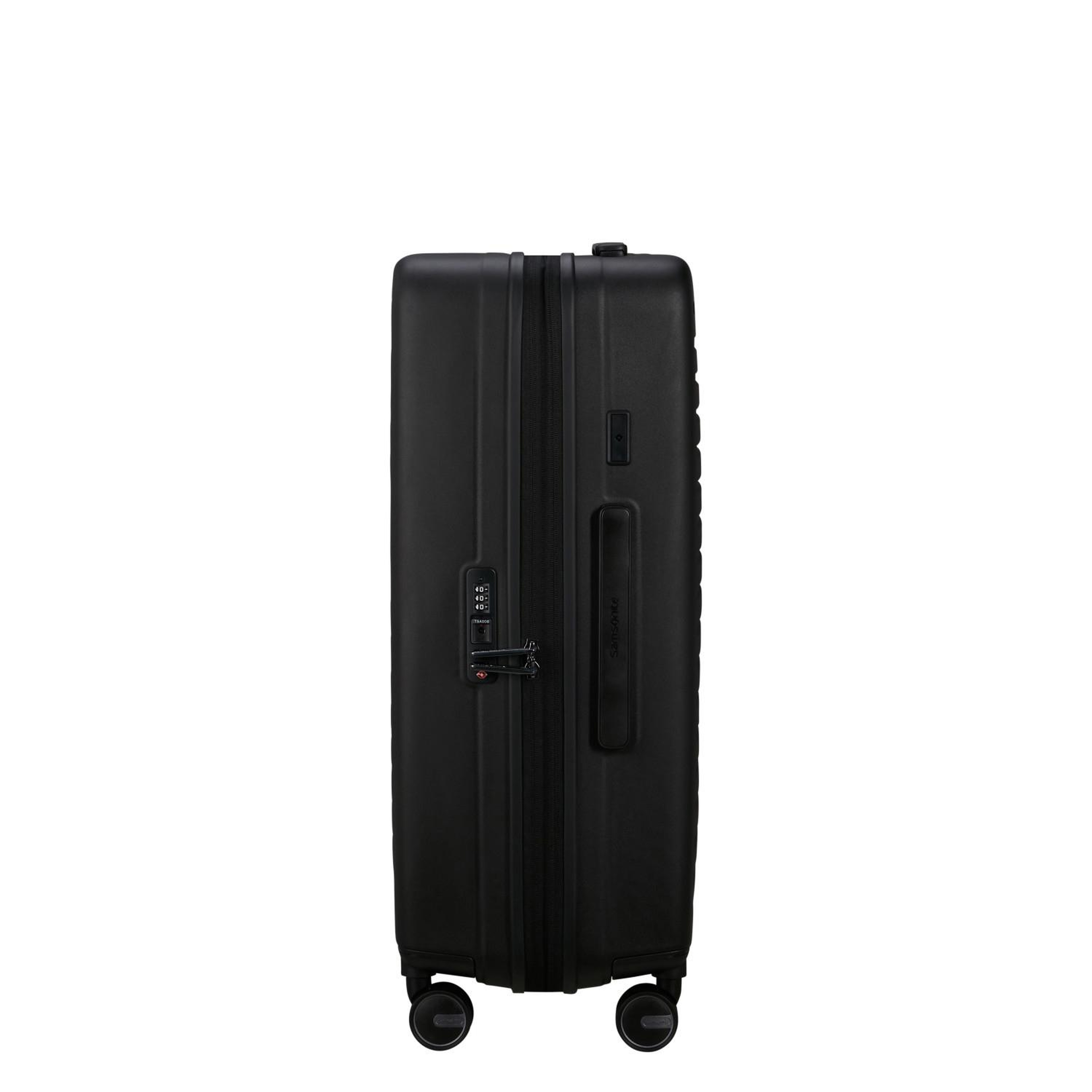 Samsonite Siyah Restackd - Körüklü 68/25 Orta Boy Valiz