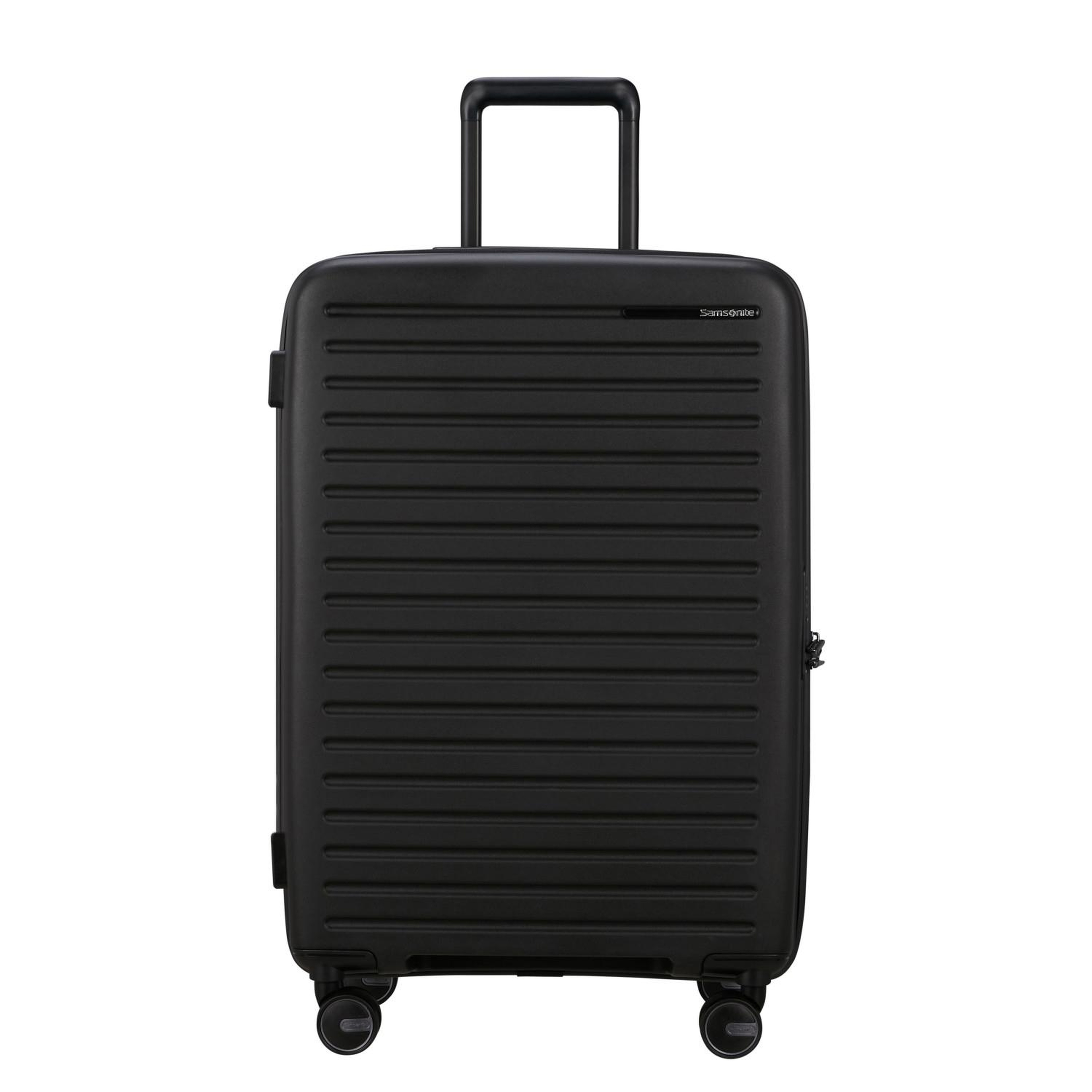 Samsonite Siyah Restackd - Körüklü 68/25 Orta Boy Valiz