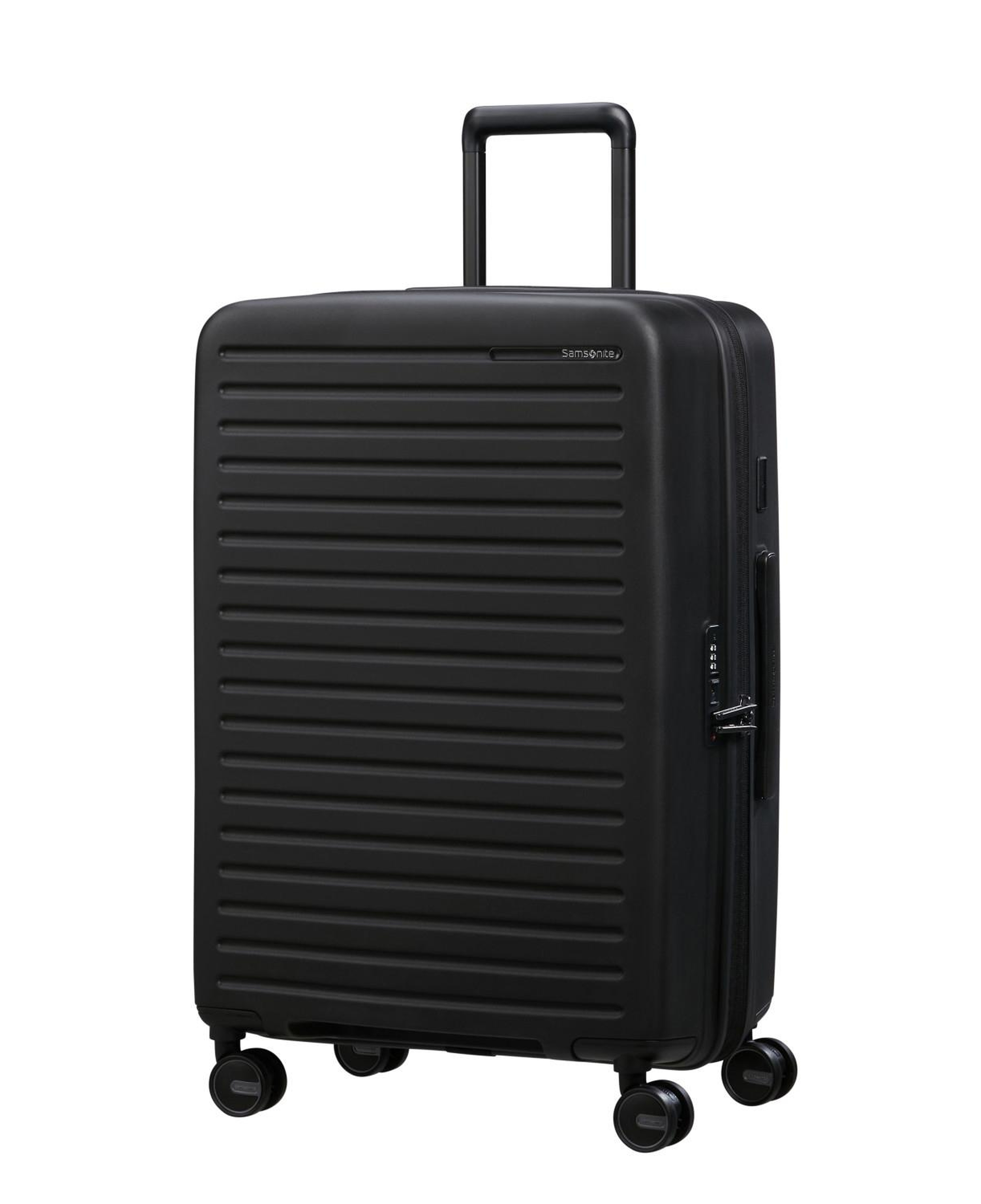 Samsonite Siyah Restackd - Körüklü 68/25 Orta Boy Valiz