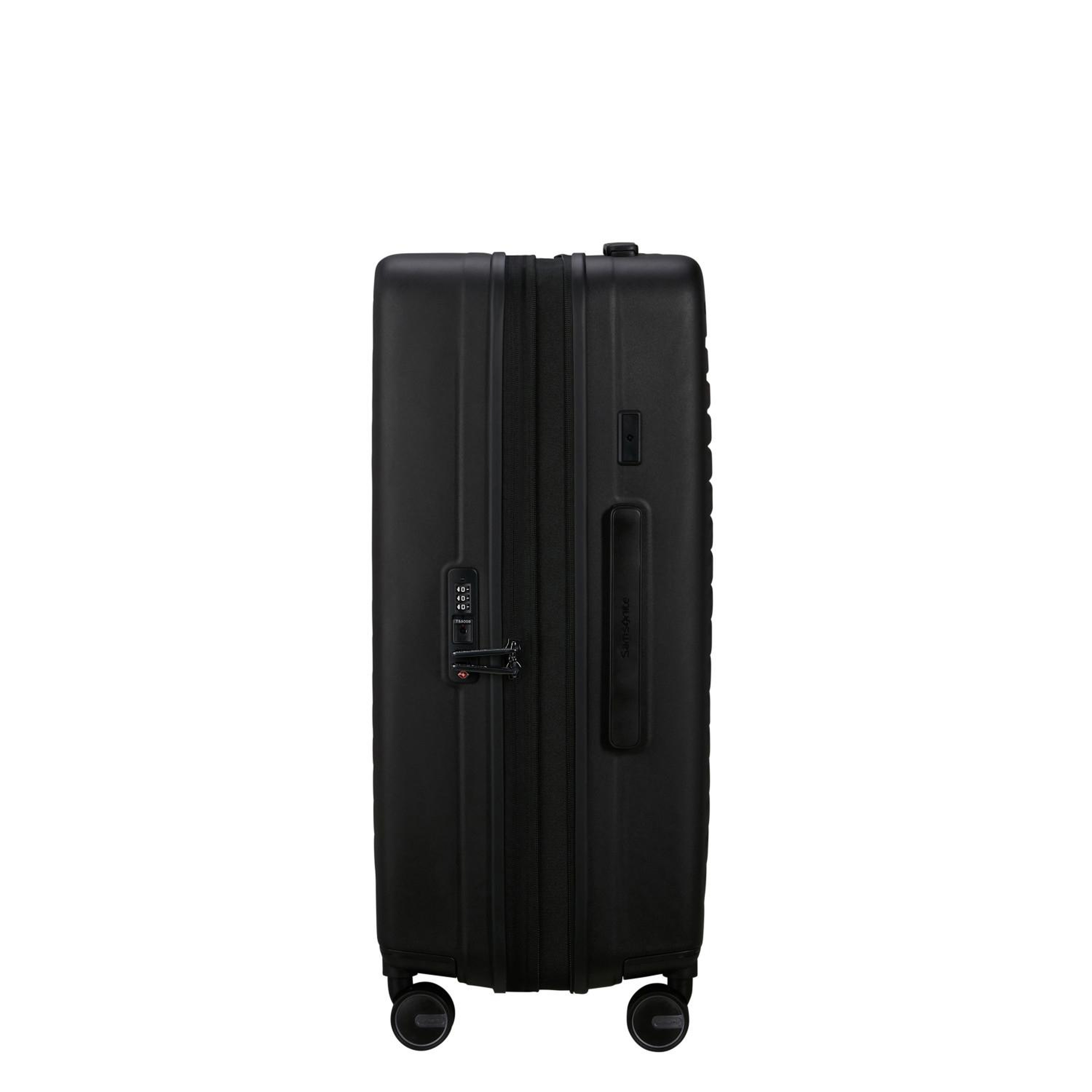 Samsonite Siyah Restackd - Körüklü 68/25 Orta Boy Valiz