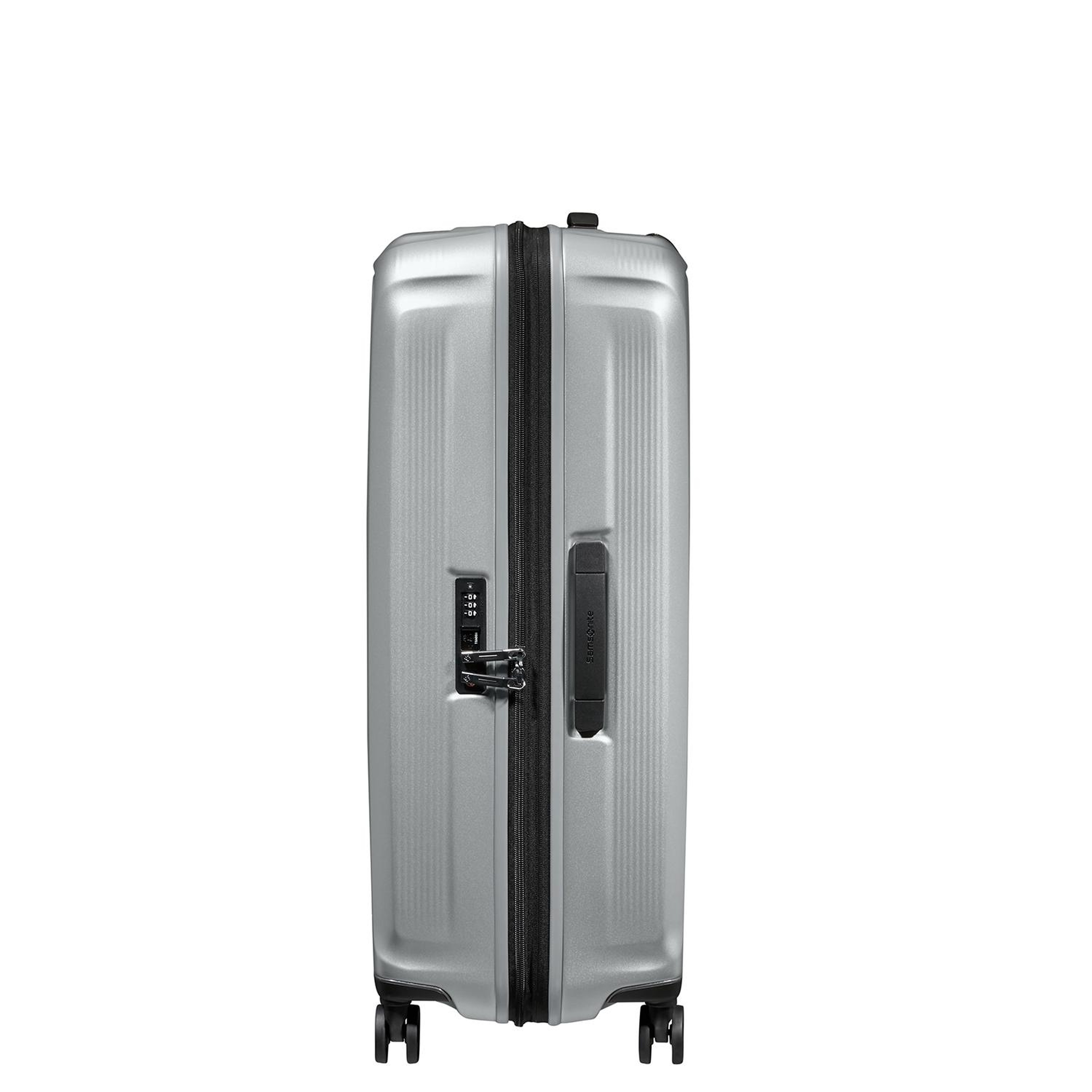 Samsonite Gri Spinner Nuon Körüklü 4 Tekerlekli 75 cm Büyük Boy Valiz